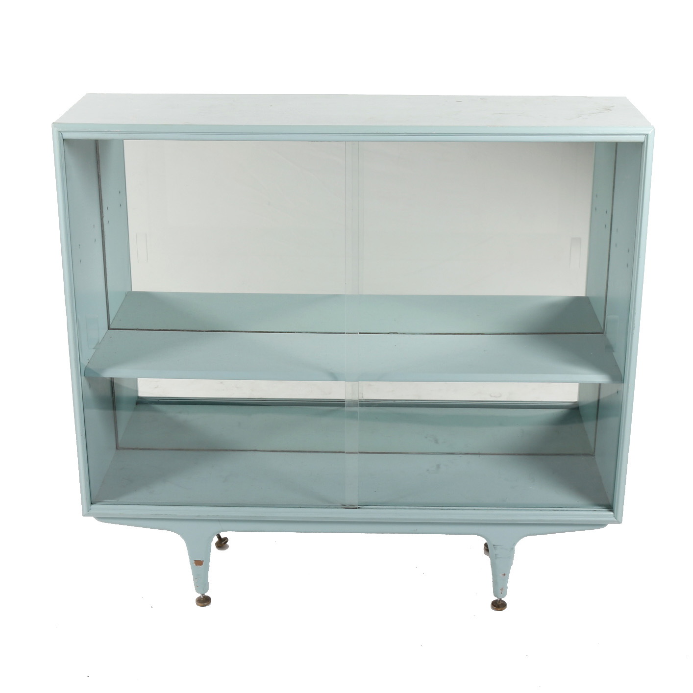 Mid Century Modern Painted Display Cabinet