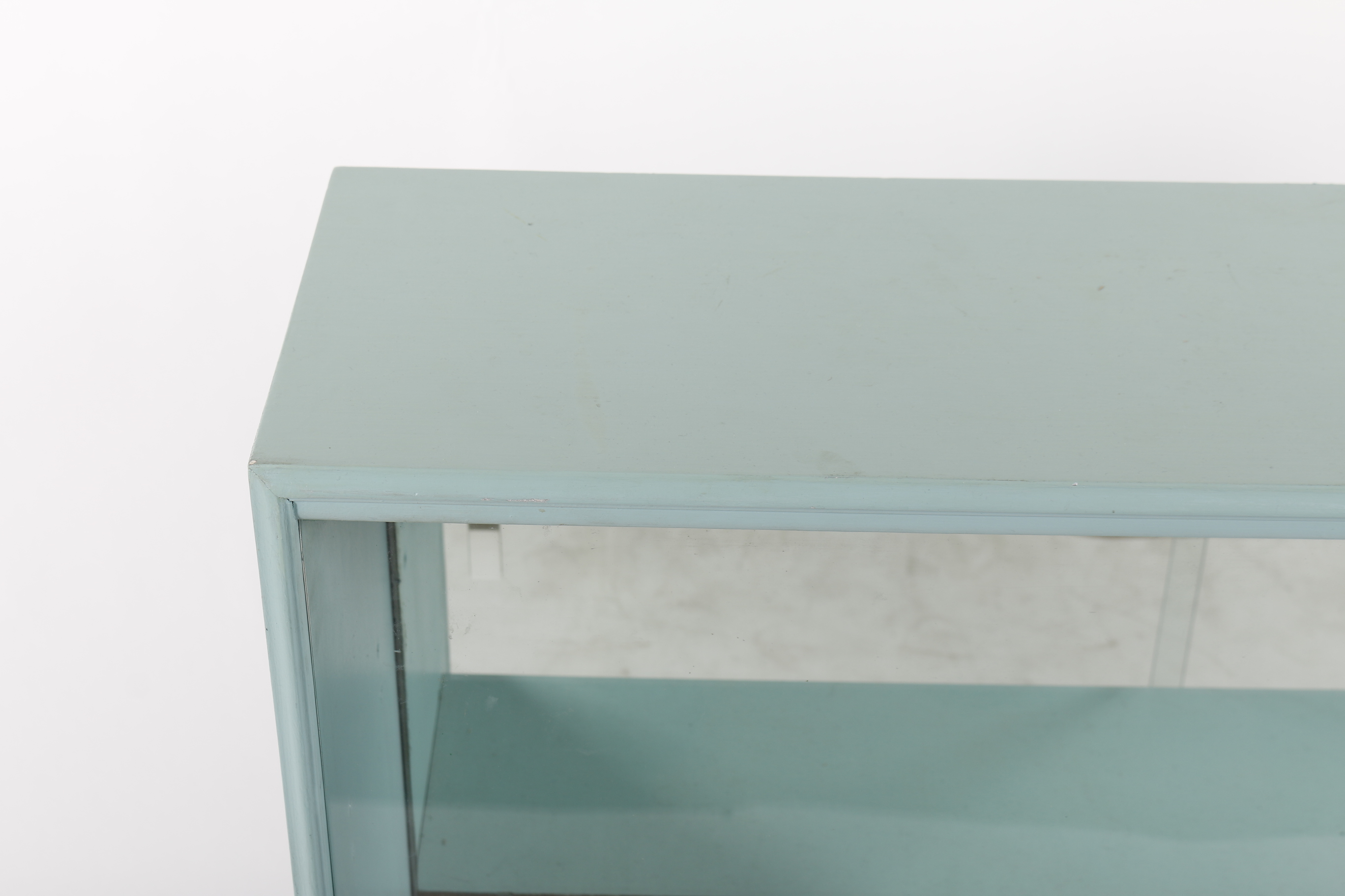 Mid Century Modern Painted Display Cabinet