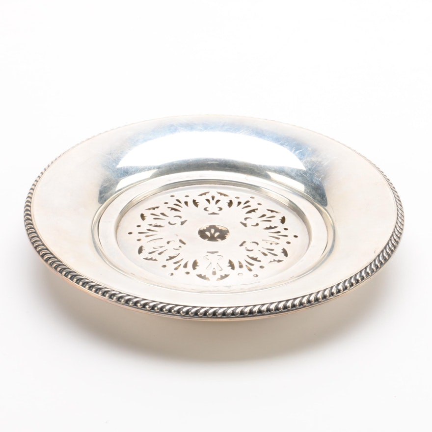 Watson Company Sterling Silver Draining Dish with Gadrooned Rim