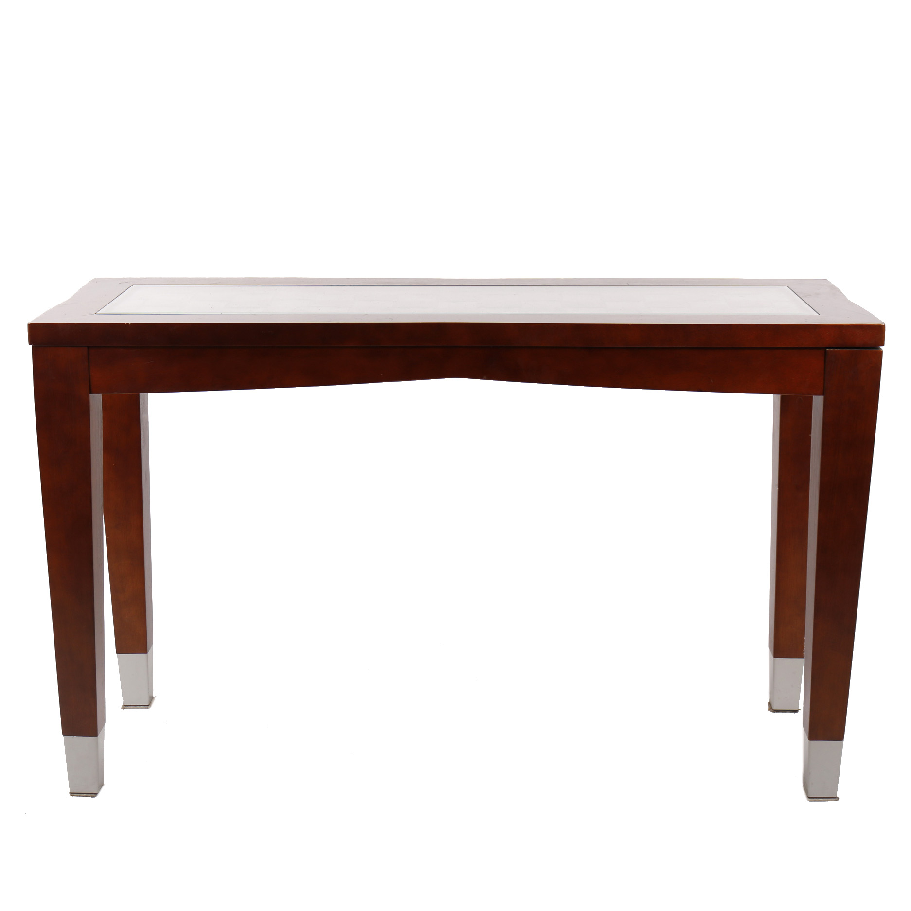 Woven Top Console Table