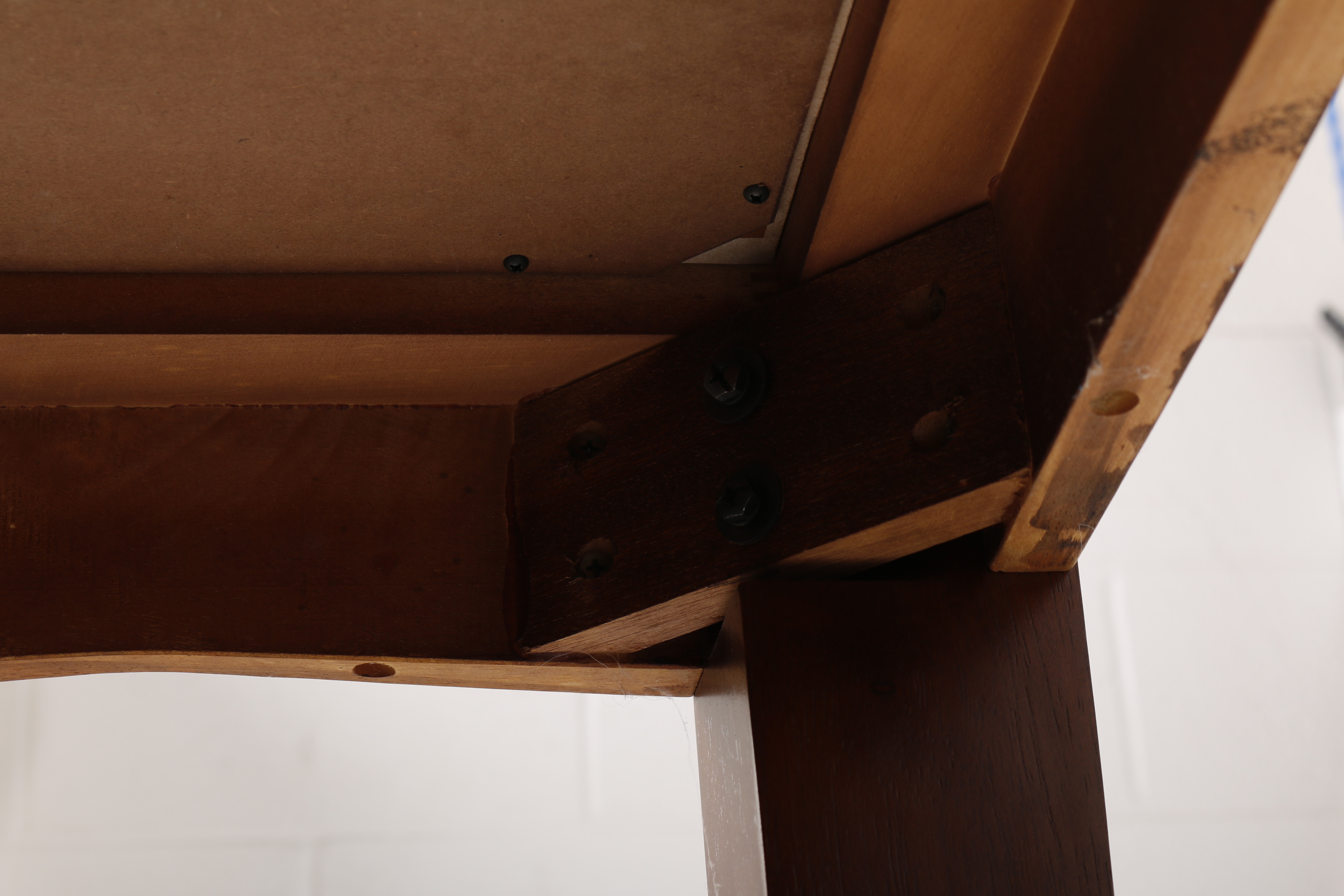 Woven Top Console Table