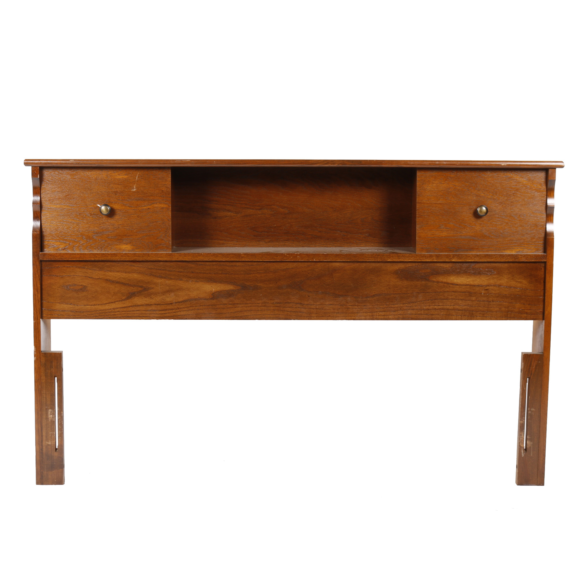 Vintage Full-Size Storage Headboard