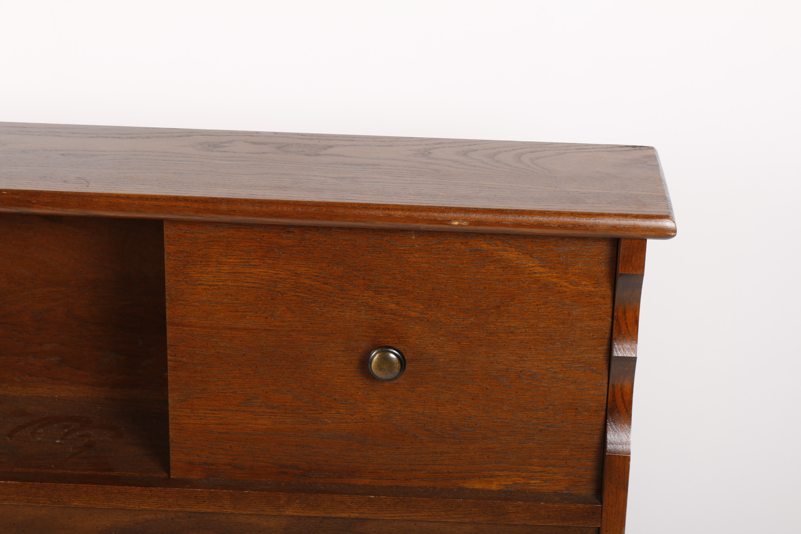 Vintage Full-Size Storage Headboard