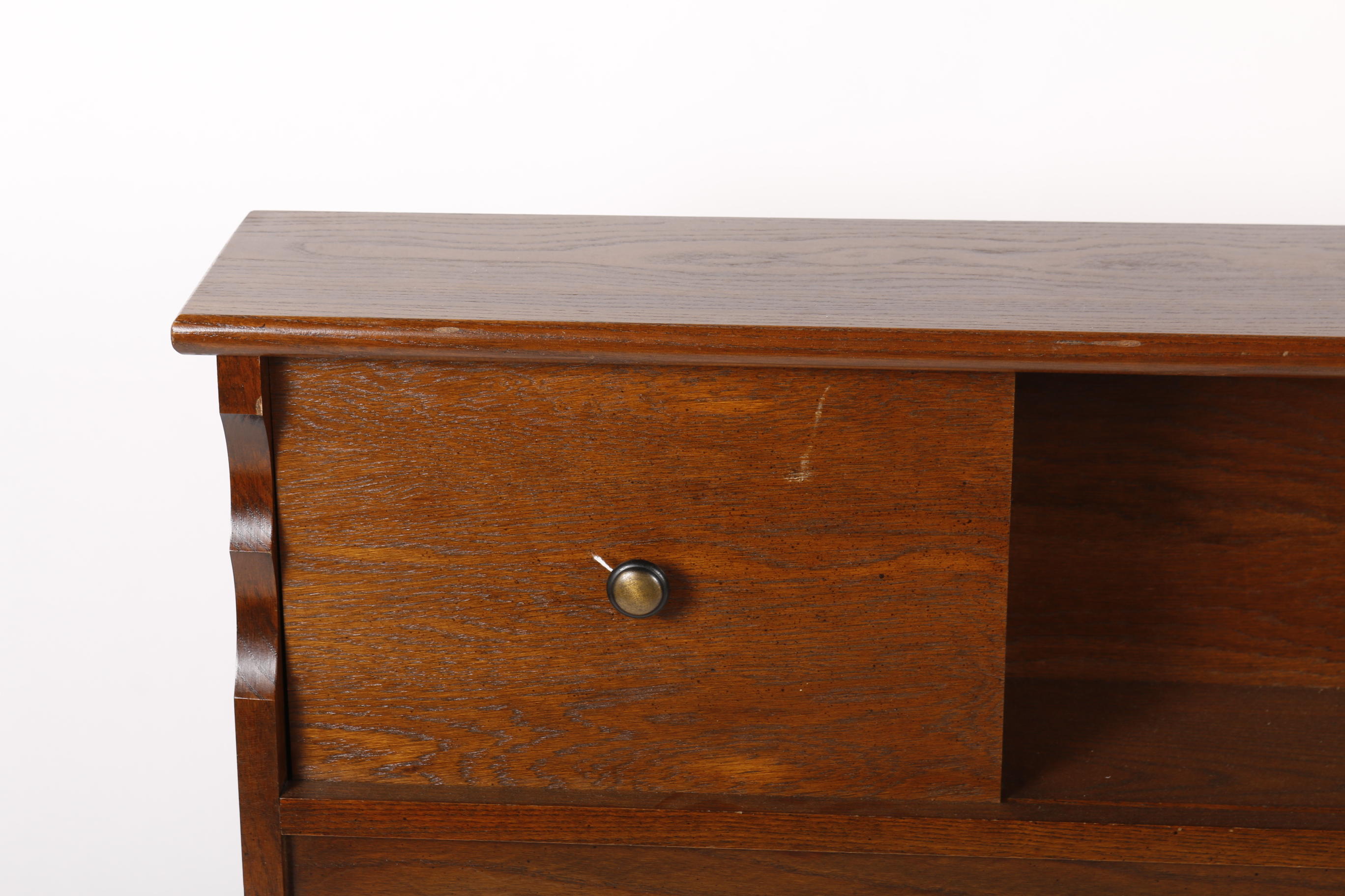 Vintage Full-Size Storage Headboard