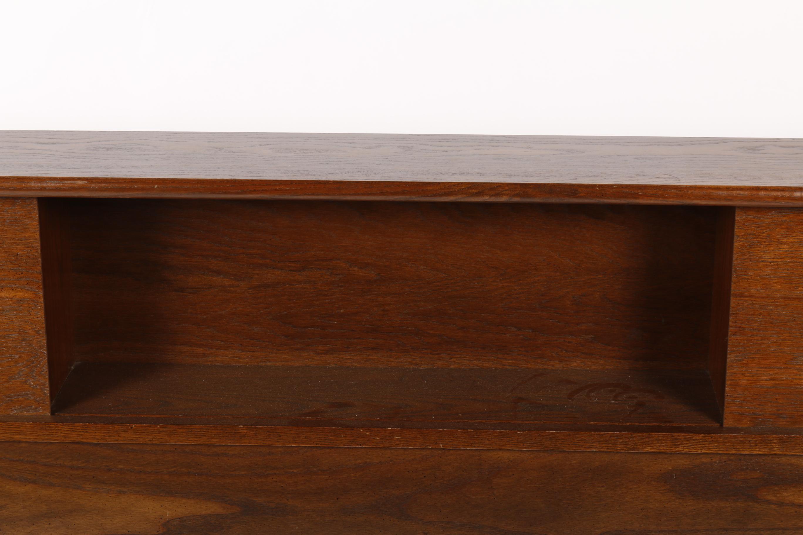 Vintage Full-Size Storage Headboard