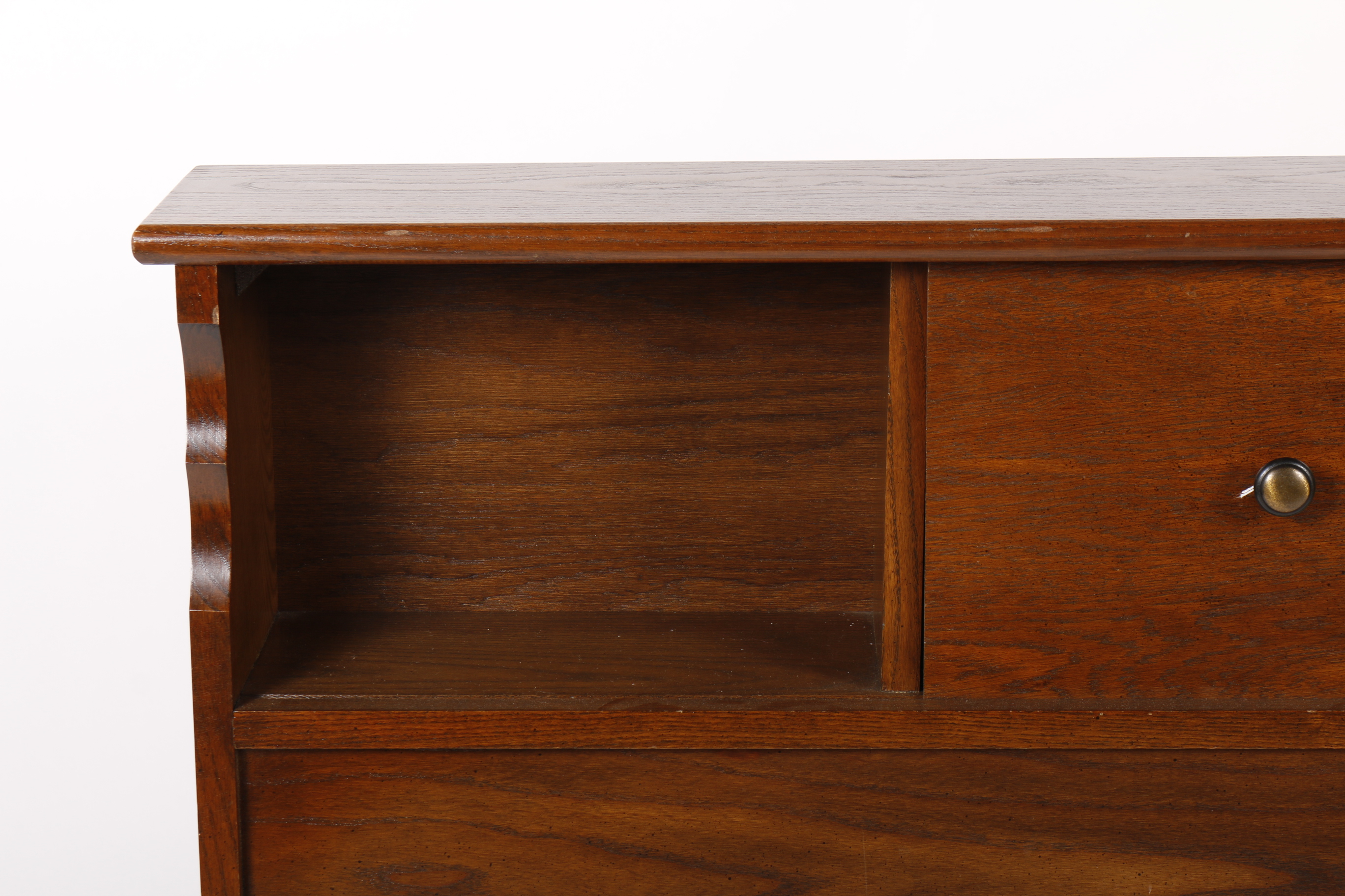 Vintage Full-Size Storage Headboard