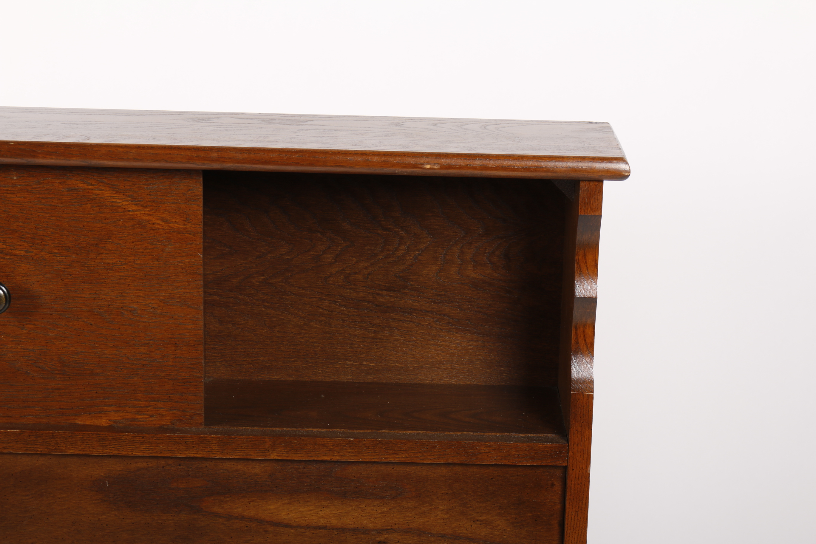 Vintage Full-Size Storage Headboard