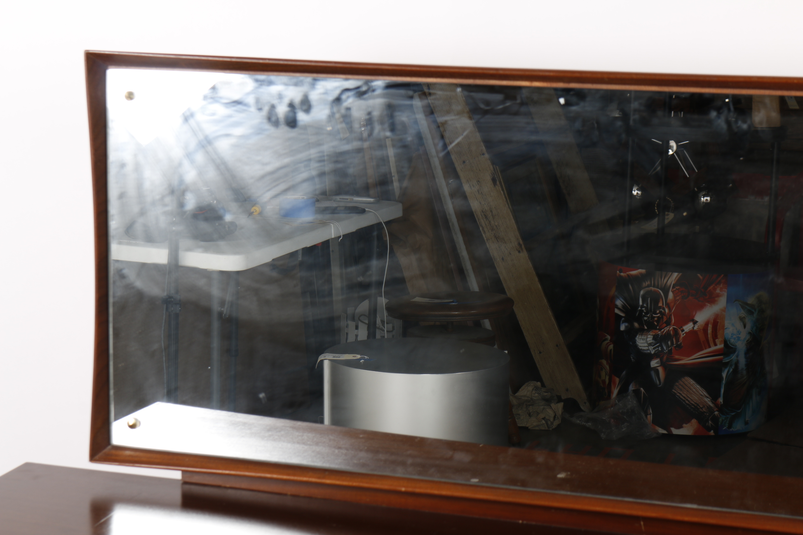 Mid Century Modern Mahogany Sideboard with Mirror