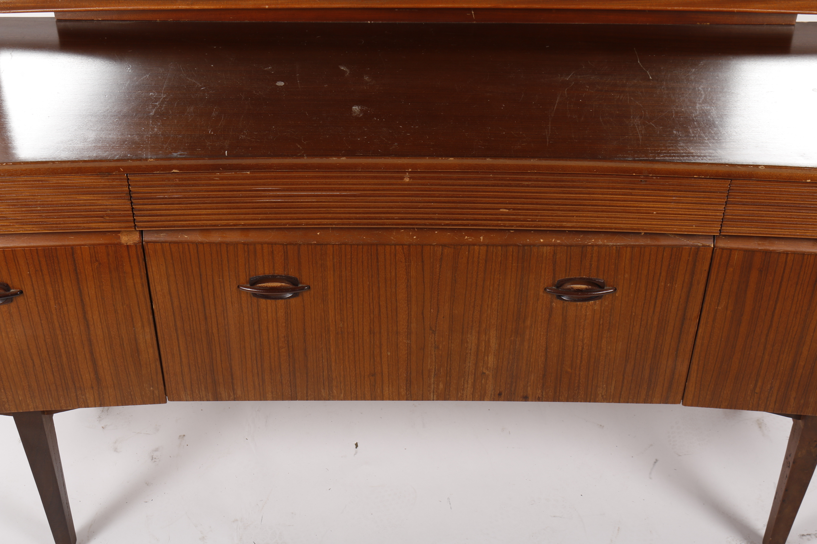 Mid Century Modern Mahogany Sideboard with Mirror