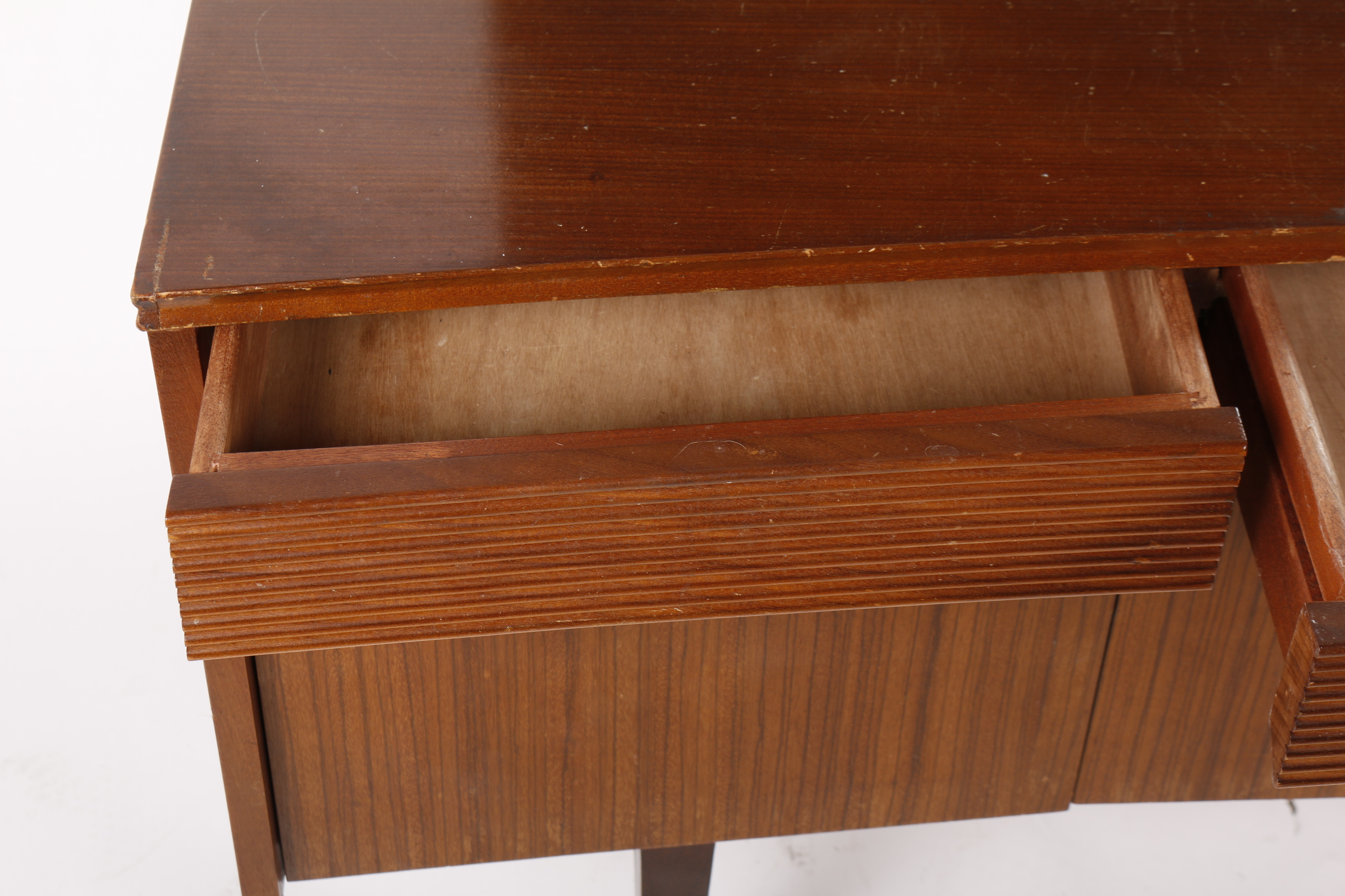 Mid Century Modern Mahogany Sideboard with Mirror