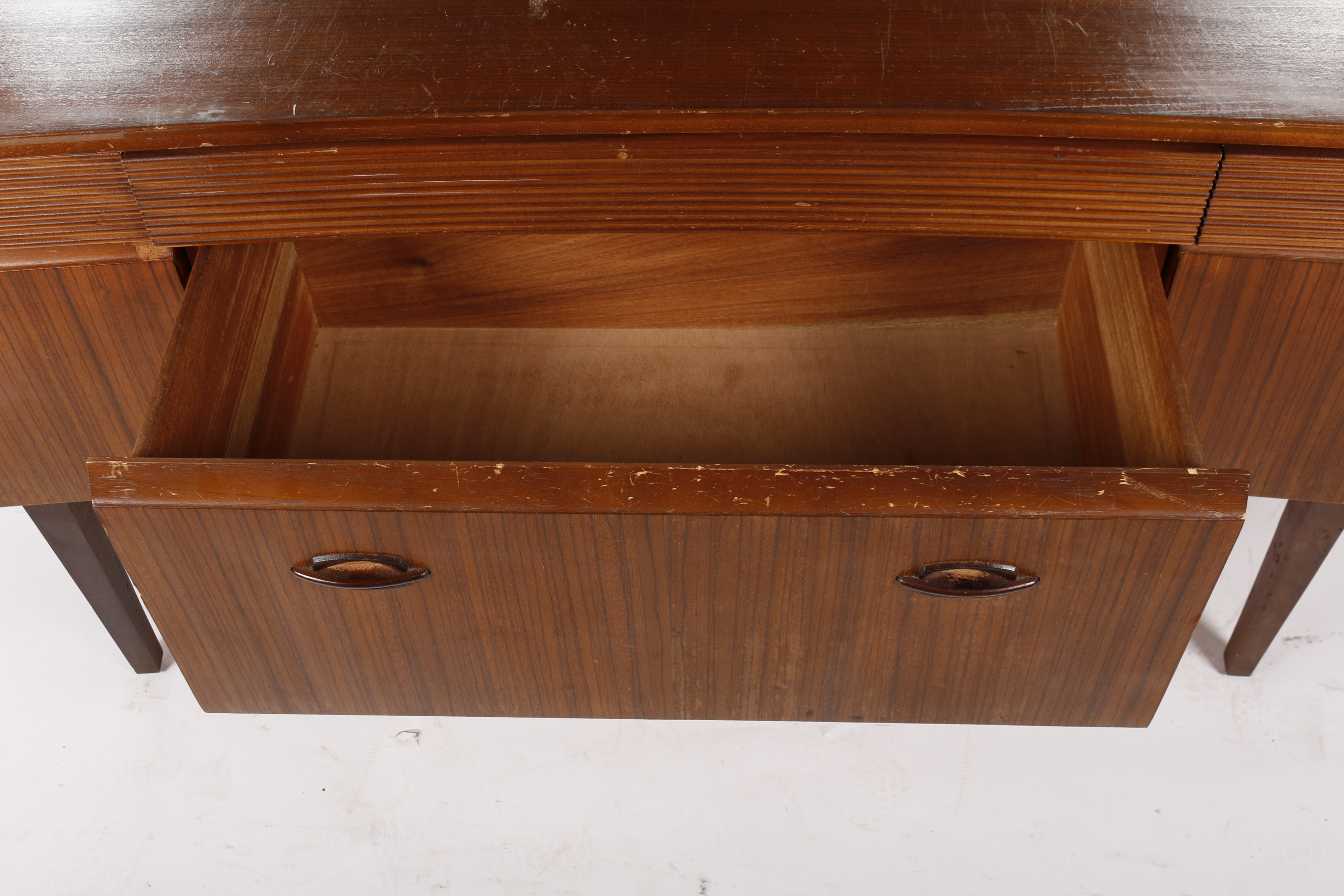 Mid Century Modern Mahogany Sideboard with Mirror