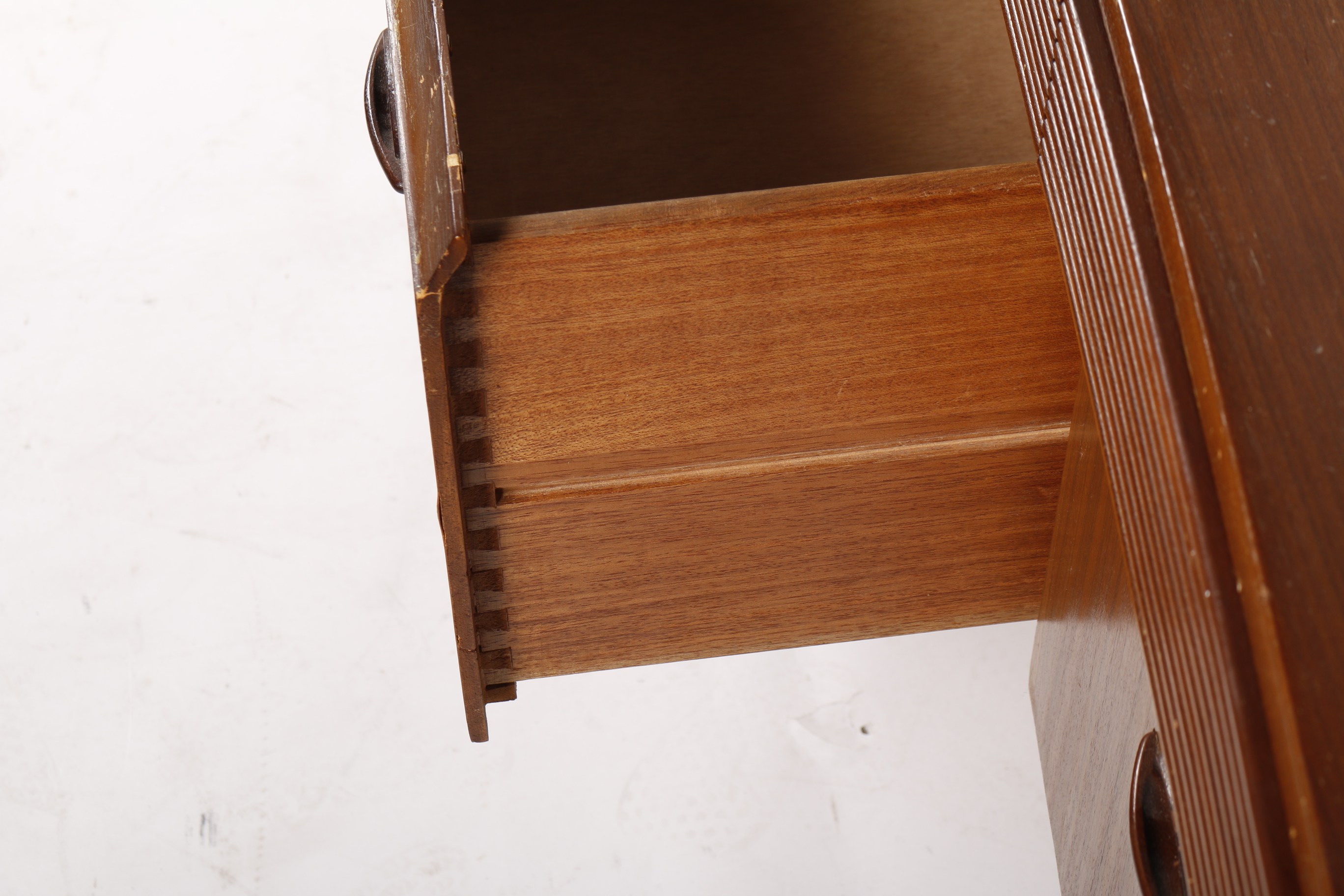 Mid Century Modern Mahogany Sideboard with Mirror