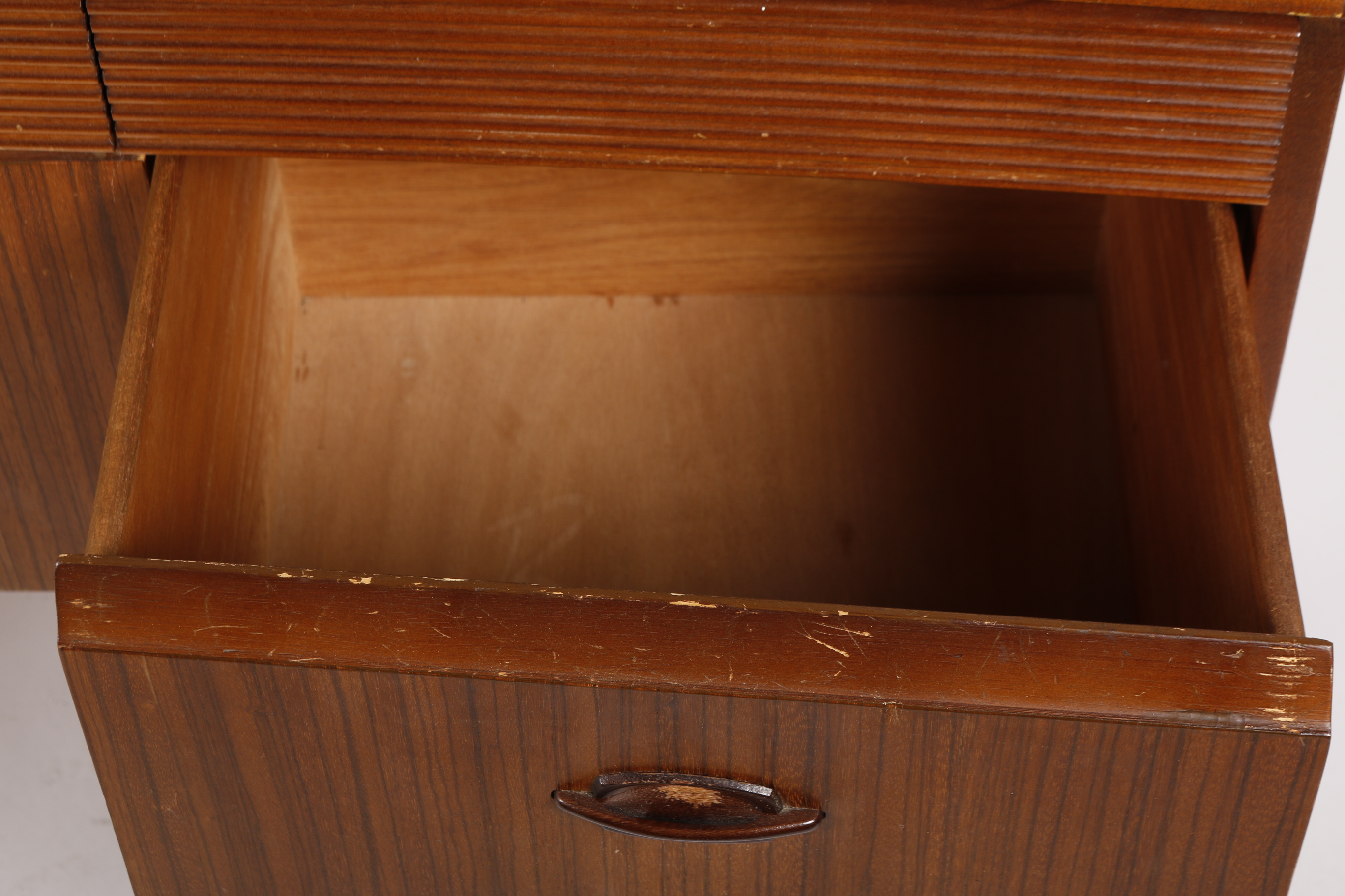 Mid Century Modern Mahogany Sideboard with Mirror