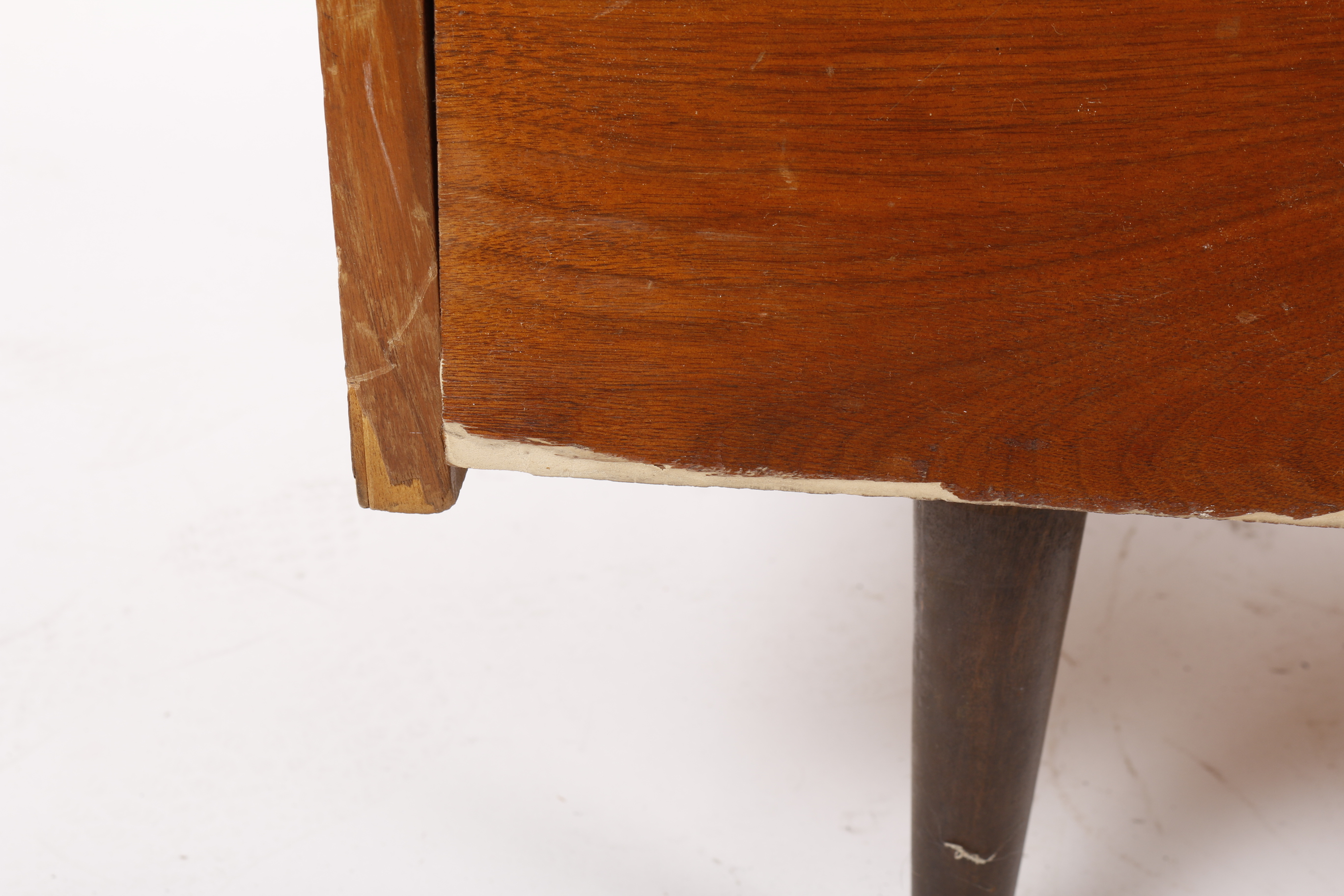 Mid Century Modern Walnut Double Dresser by Ward Furniture