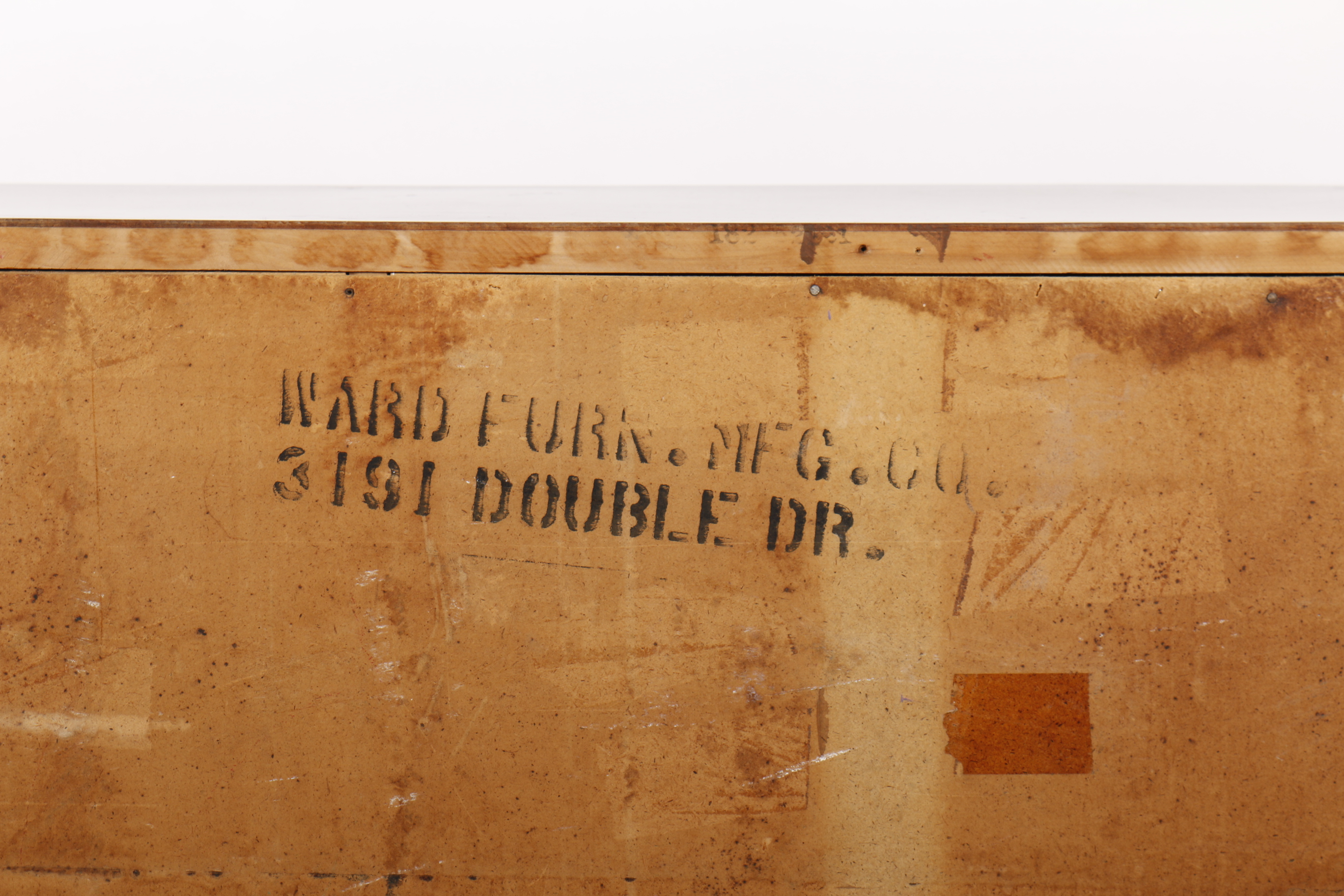 Mid Century Modern Walnut Double Dresser by Ward Furniture