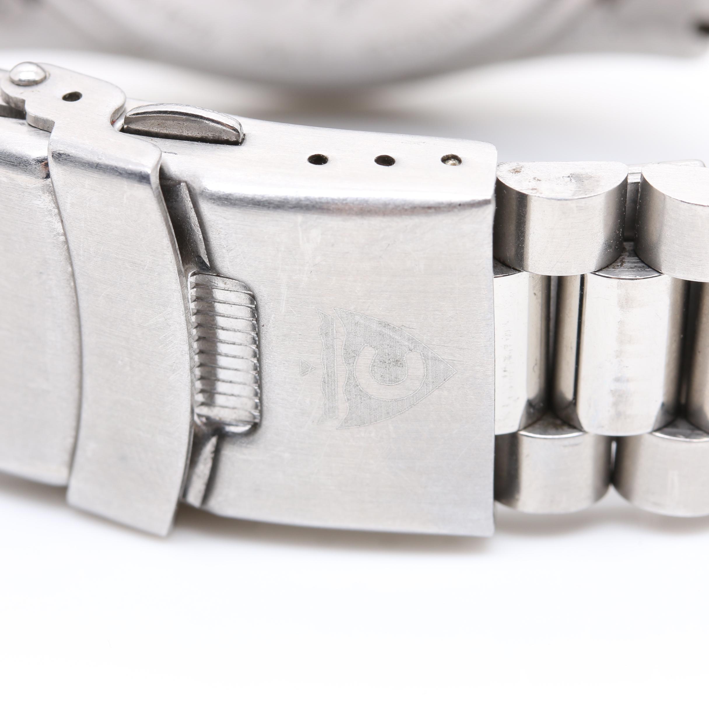 Croton Stainless Steel and Diamond Watch