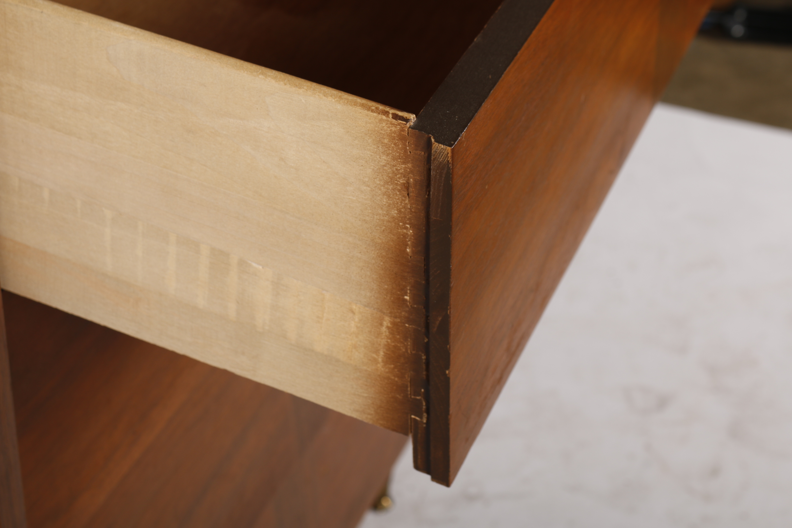 Mid Century Modern Walnut Chest of Drawers by Ward Furniture