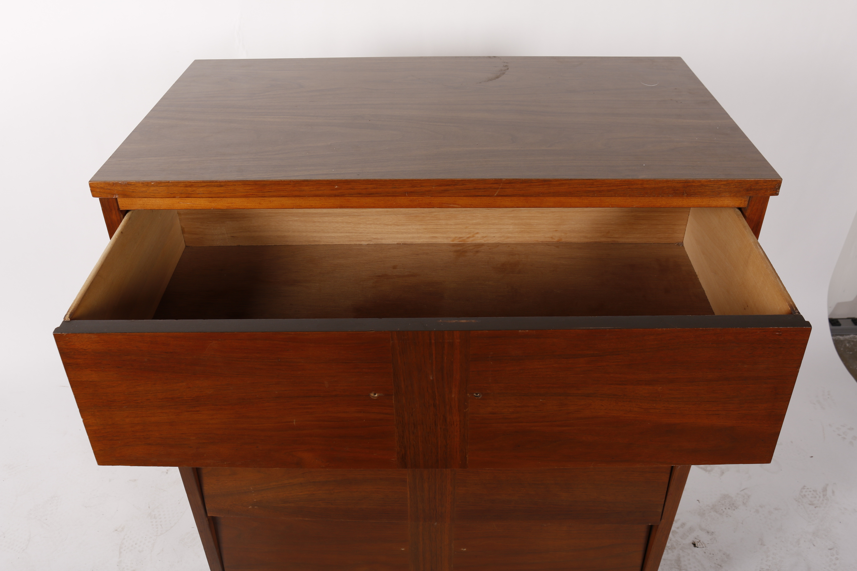 Mid Century Modern Walnut Chest of Drawers by Ward Furniture