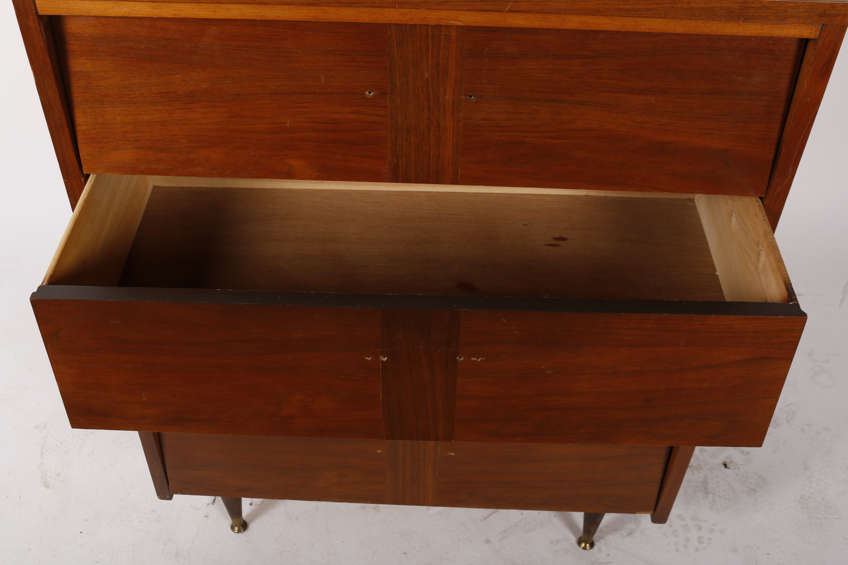 Mid Century Modern Walnut Chest of Drawers by Ward Furniture