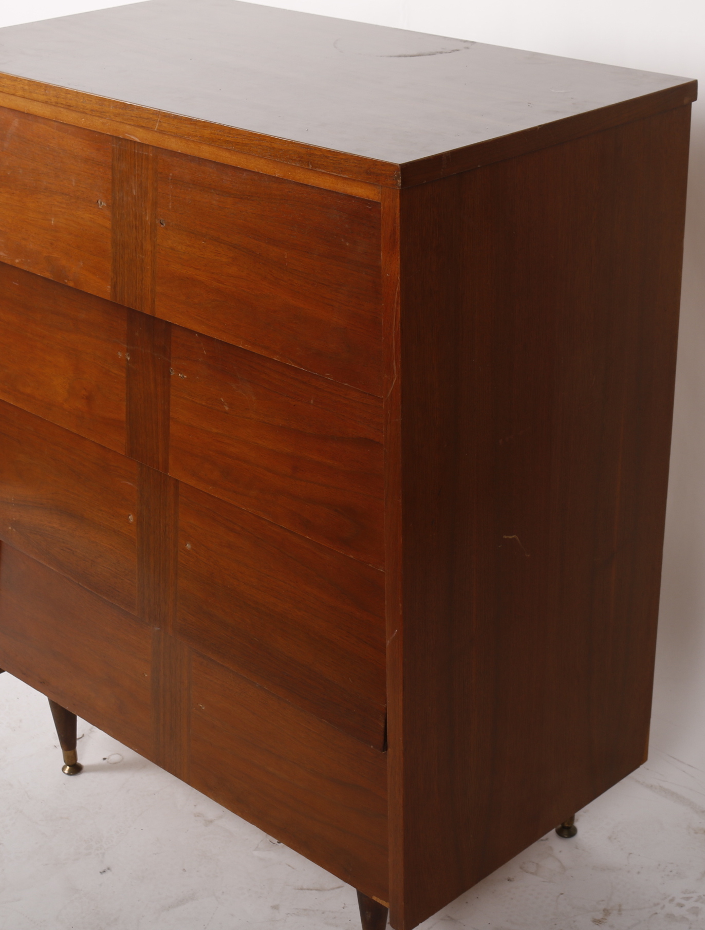 Mid Century Modern Walnut Chest of Drawers by Ward Furniture