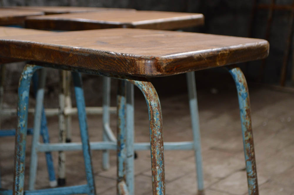 Set of Eight Modern Style Stools
