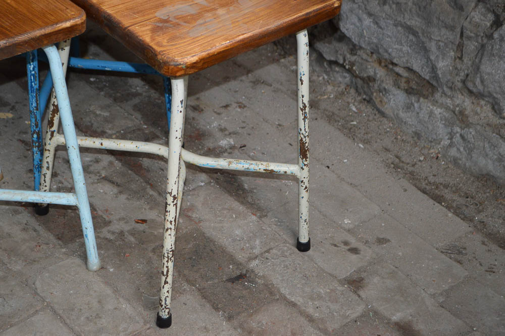 Set of Eight Modern Style Stools