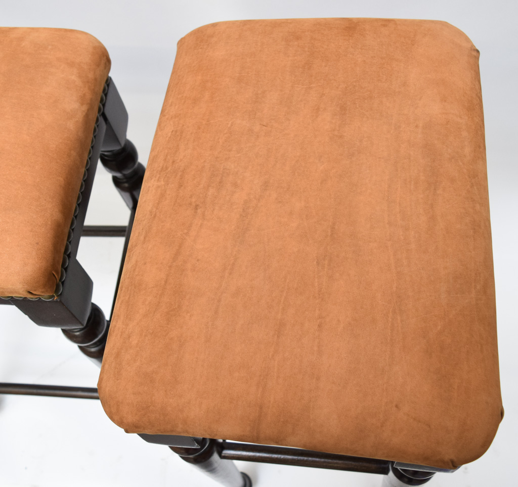 Pair of Jacobean Style Counter Stools