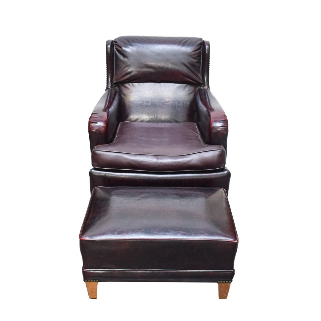 Vintage Lounge Chair with Ottoman by Fleetwood