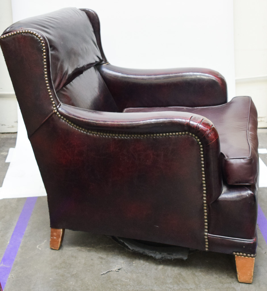 Vintage Lounge Chair with Ottoman by Fleetwood