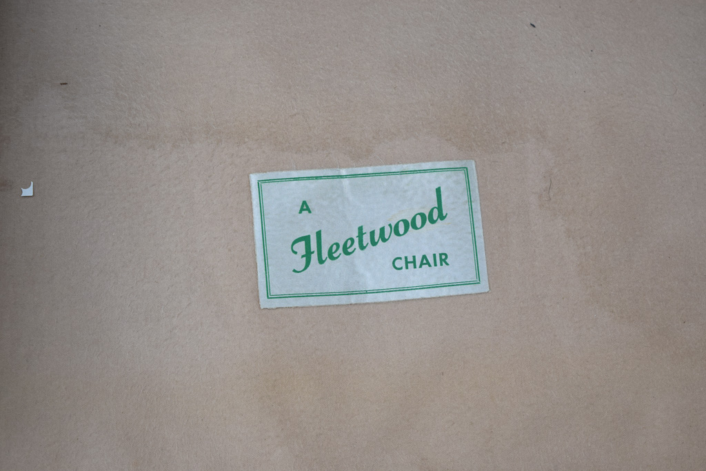 Vintage Lounge Chair with Ottoman by Fleetwood