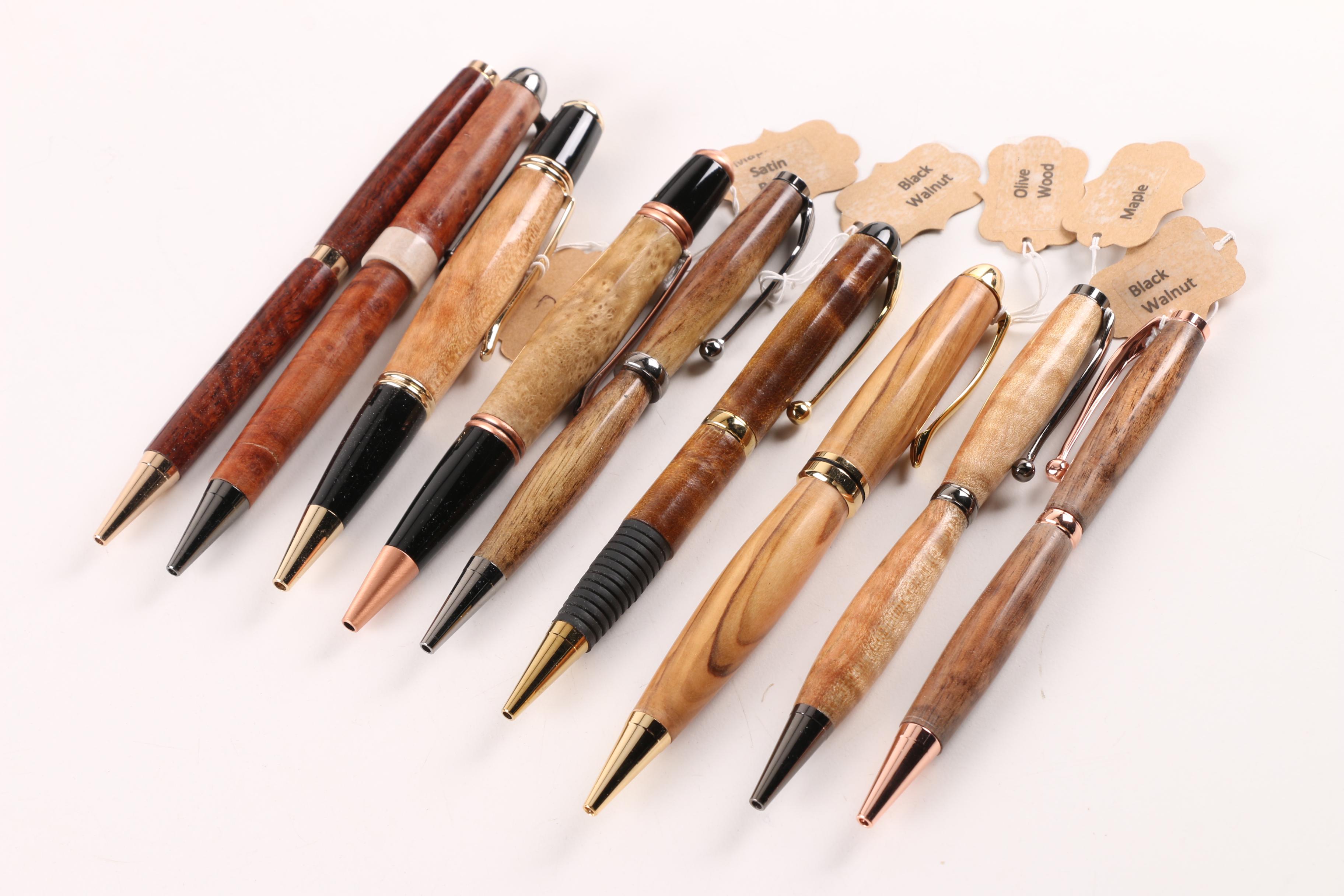 Wooden Chassis Fine Pen Collection with Case
