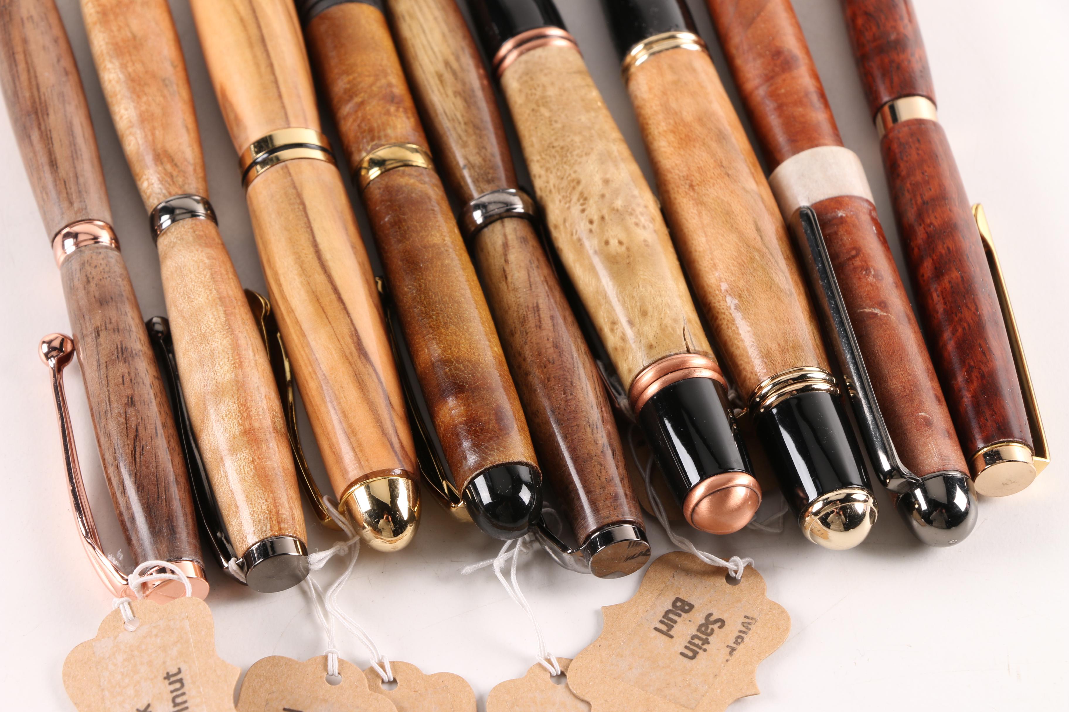 Wooden Chassis Fine Pen Collection with Case