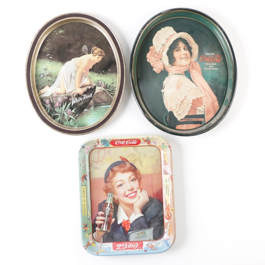 Reproduction and Vintage Coca-Cola Trays