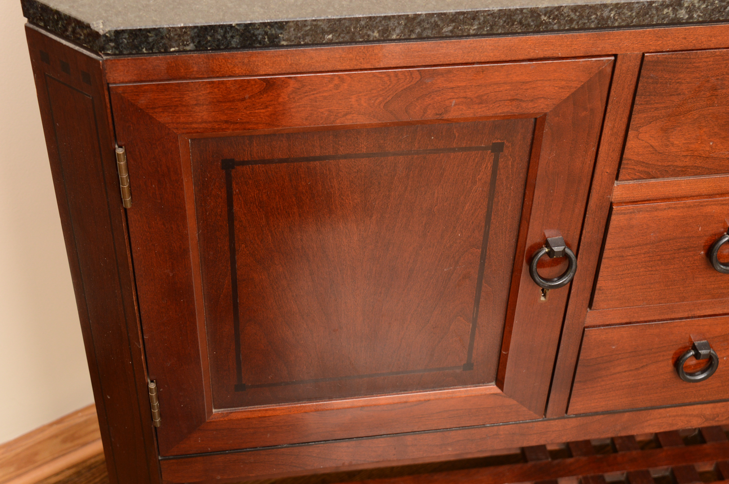 Stickley Granite Top Cherry "21st Century" Sideboard