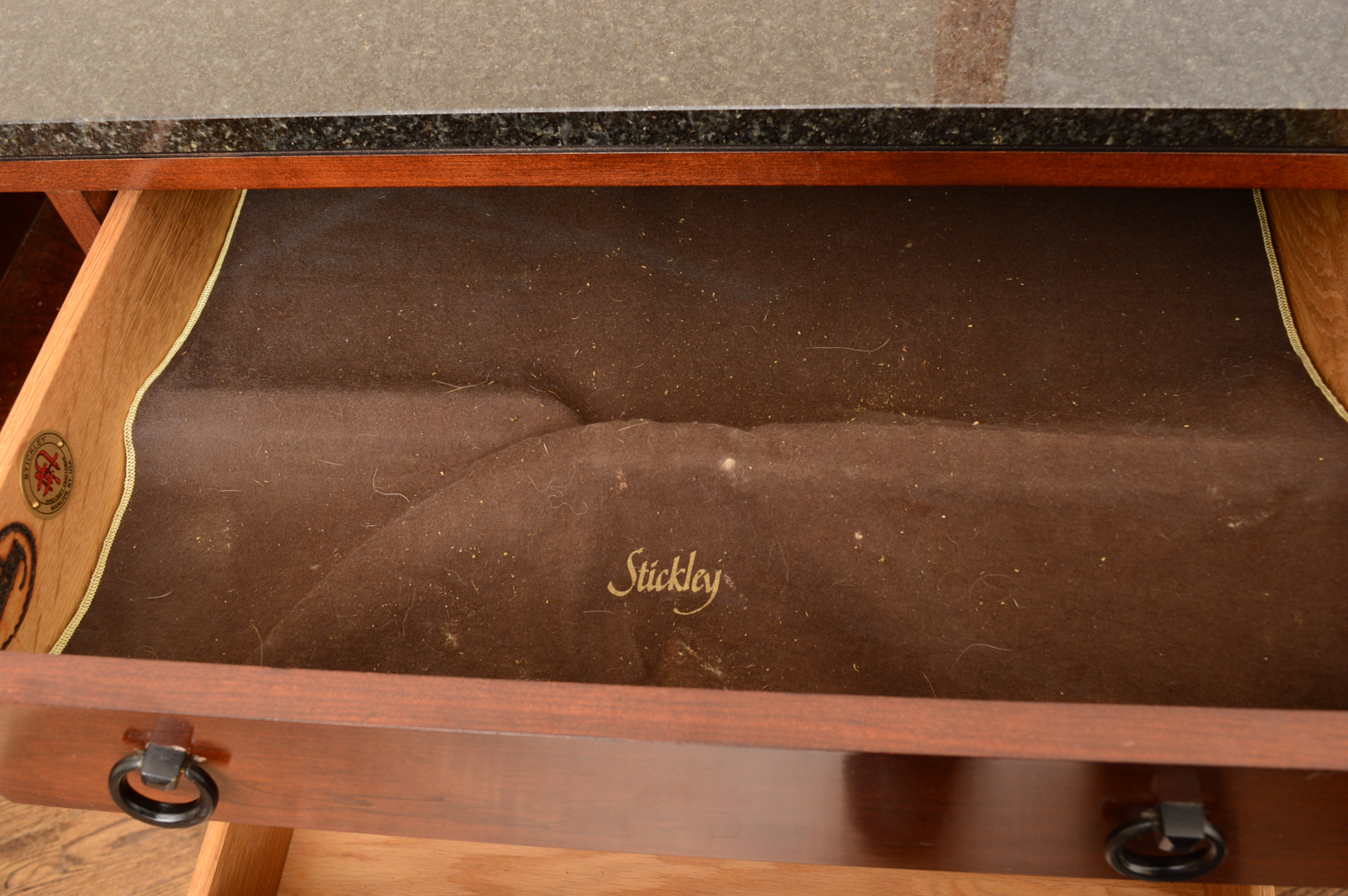 Stickley Granite Top Cherry "21st Century" Sideboard