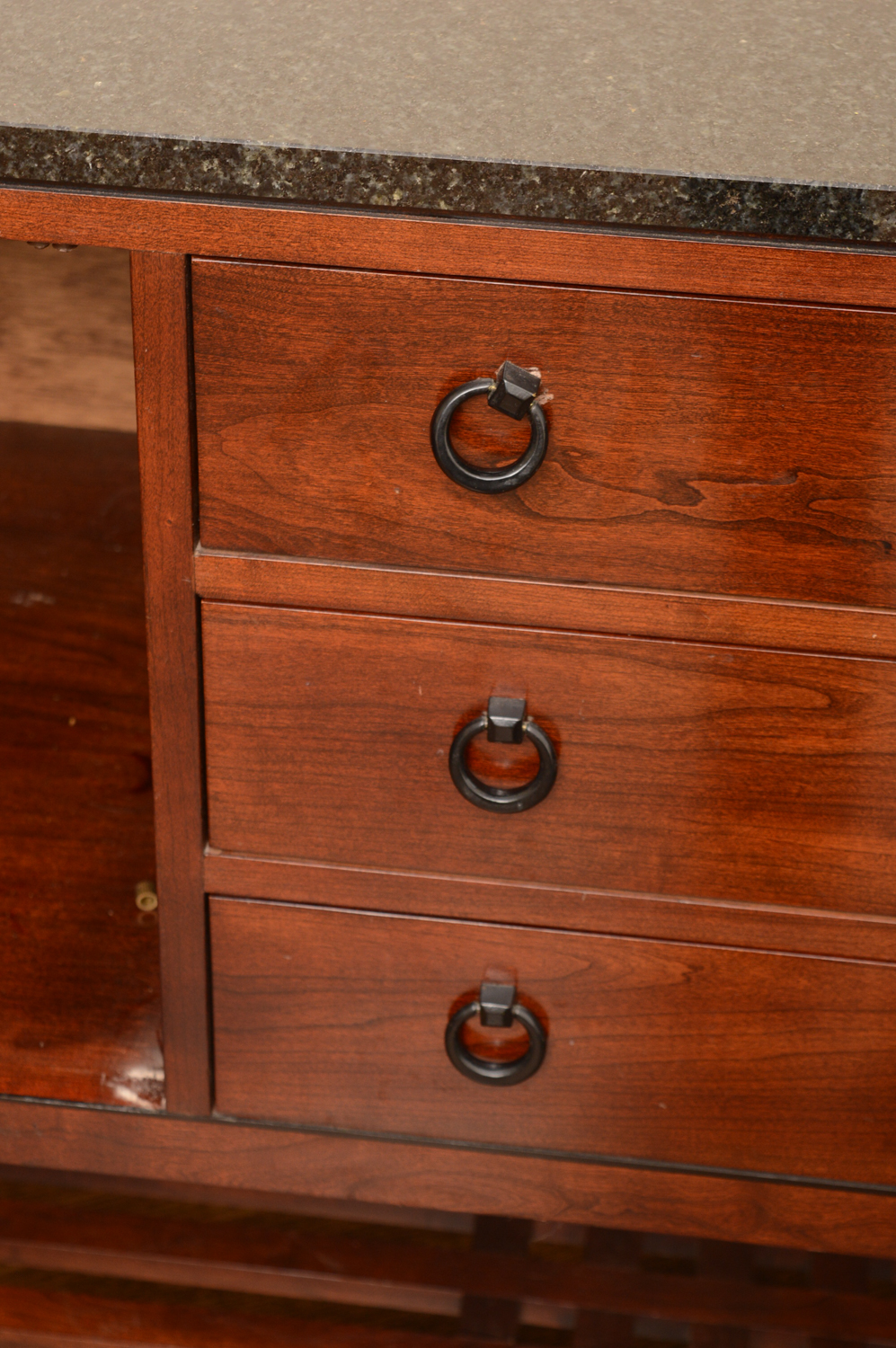 Stickley Granite Top Cherry "21st Century" Sideboard