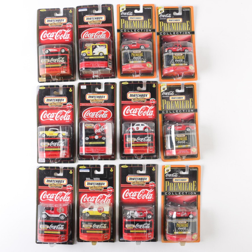 Sealed Coca-Cola Matchbox Cars