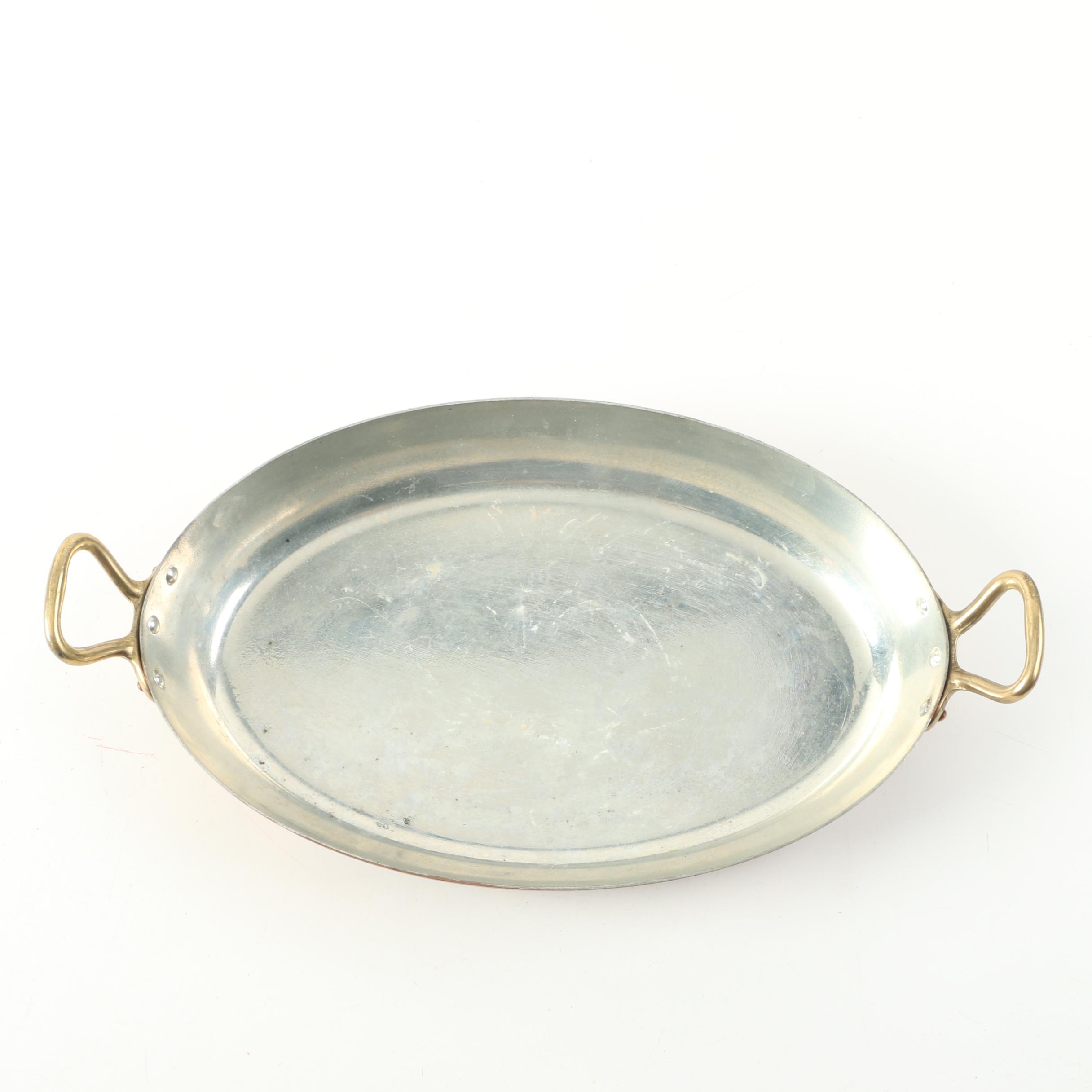 Copper Cookware Including Gamme Grande Cuisine Double Boiler