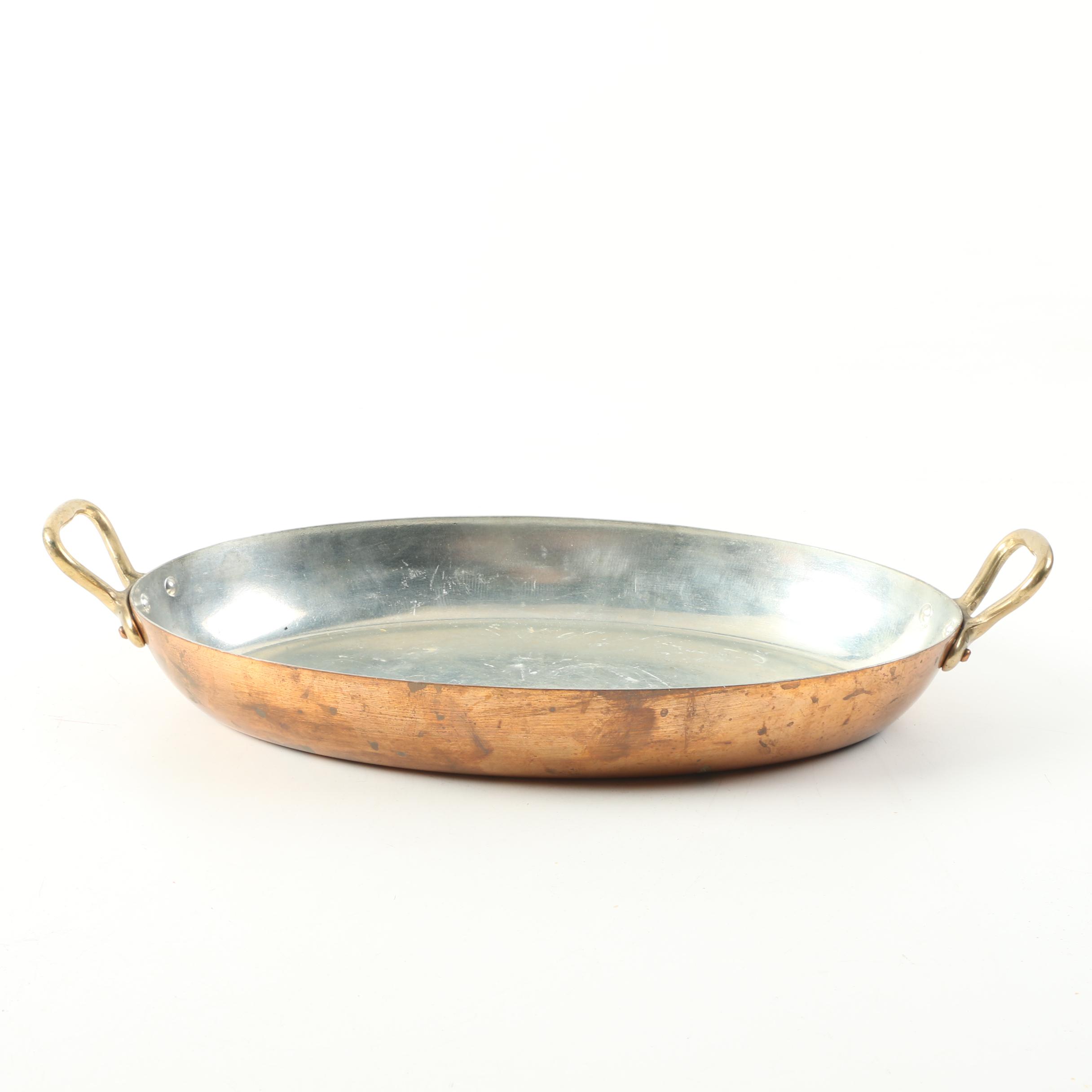 Copper Cookware Including Gamme Grande Cuisine Double Boiler