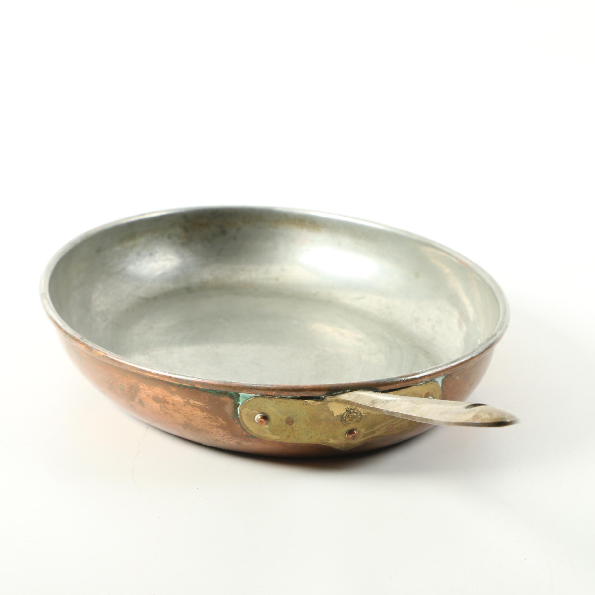 Copper Cookware Including Gamme Grande Cuisine Double Boiler