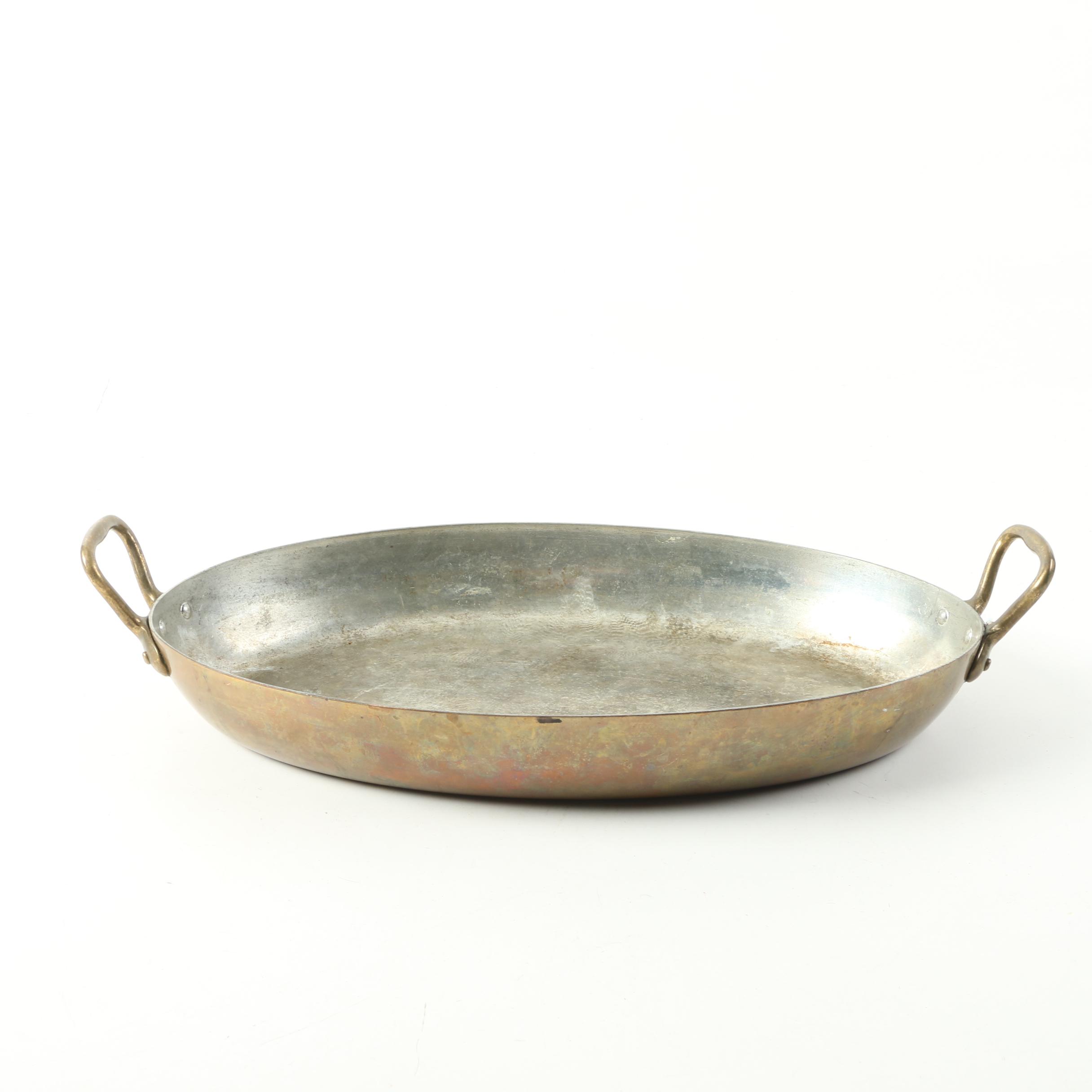 Copper Cookware Including Gamme Grande Cuisine Double Boiler