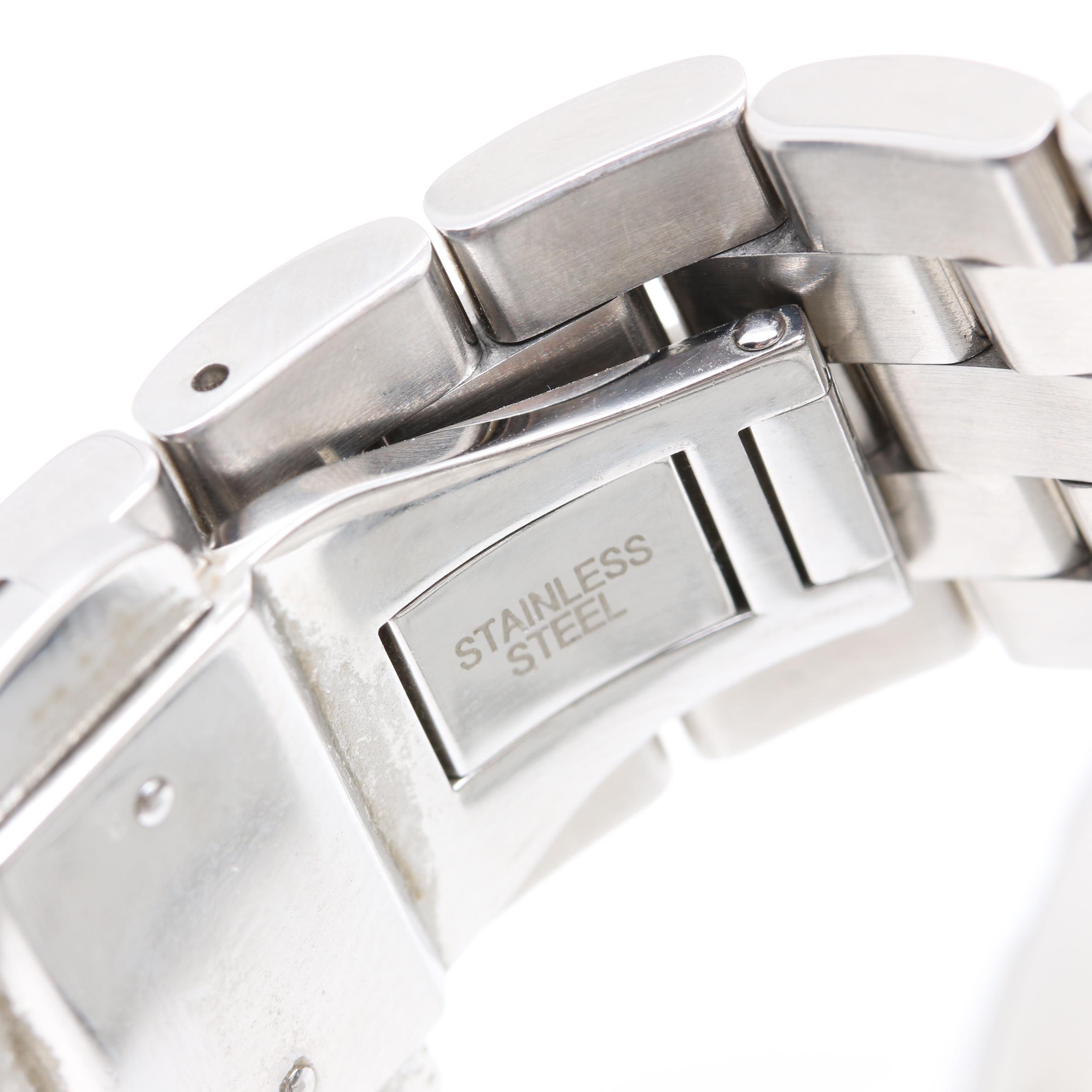 Michele Chronograph Stainless Steel Watch