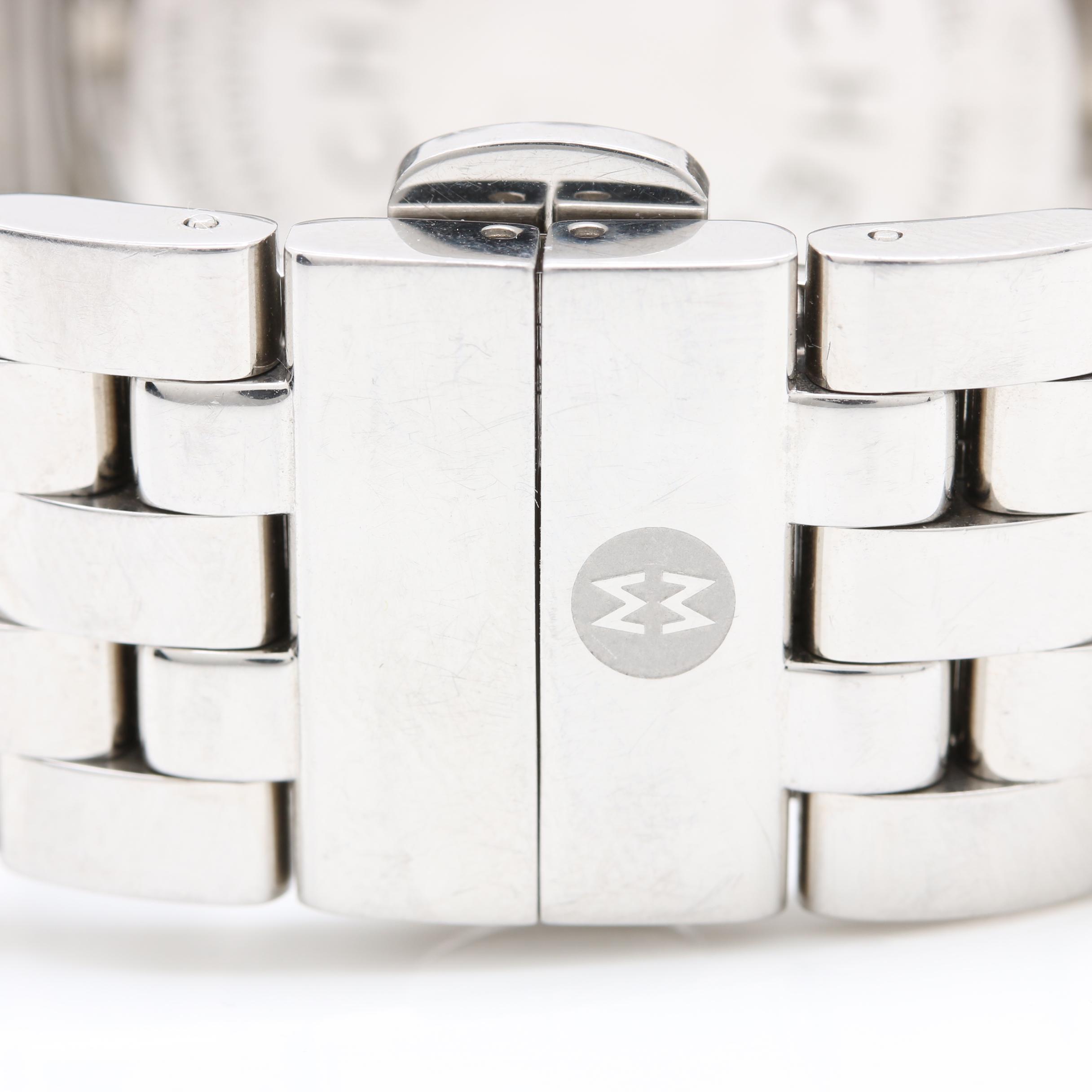 Michele Chronograph Stainless Steel Watch