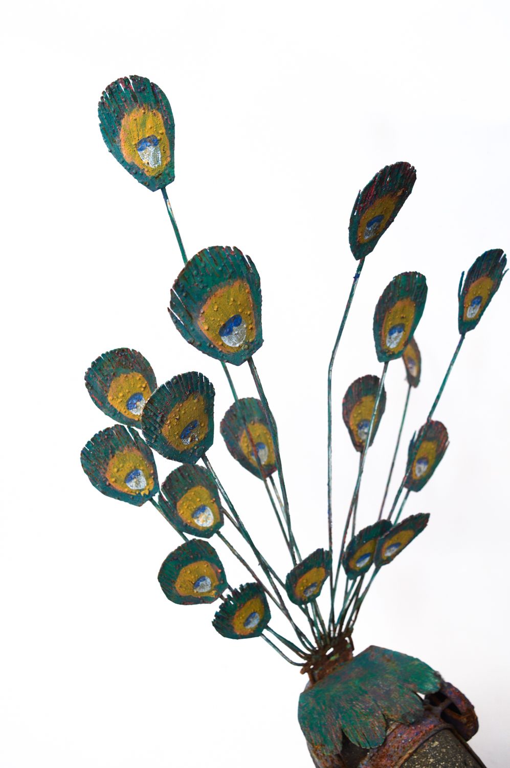 Metal Garden Peacock