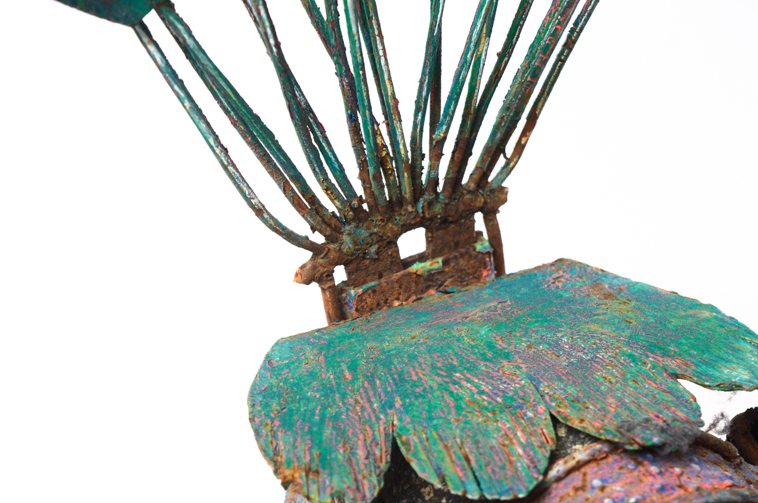 Metal Garden Peacock