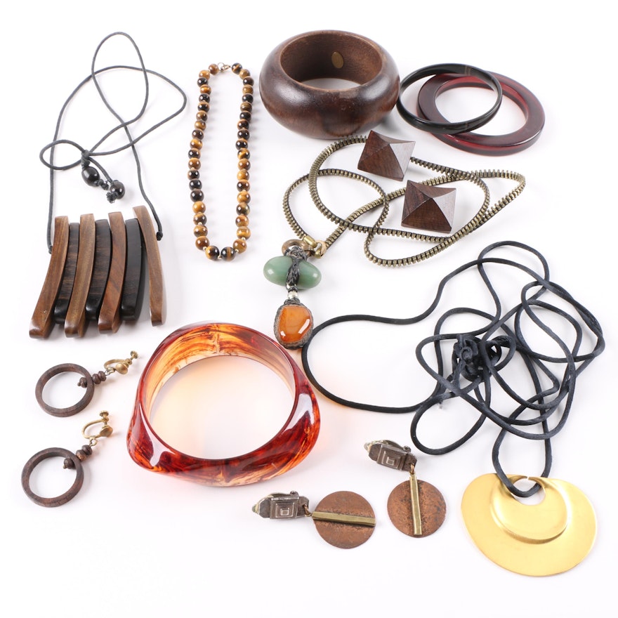 Assorted Necklaces, Shimon Kahloun Bracelet & More