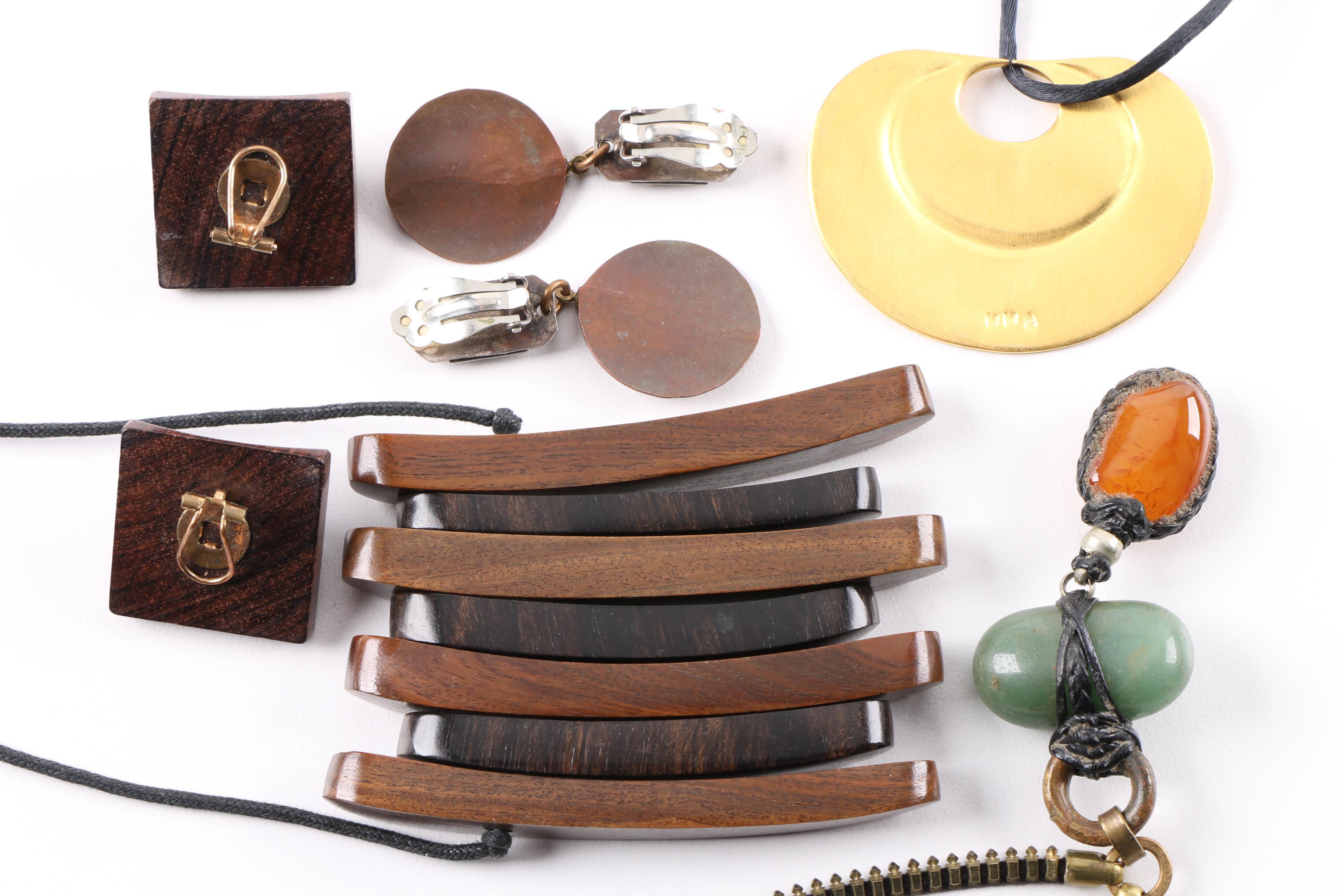 Assorted Necklaces, Shimon Kahloun Bracelet & More