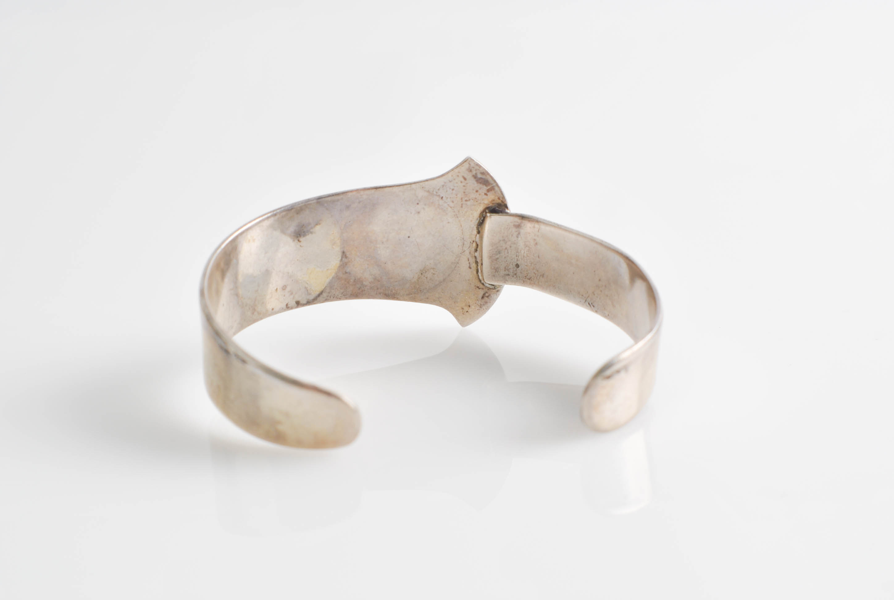 Collection of Vintage Mexican Sterling Bracelets Including Taxco