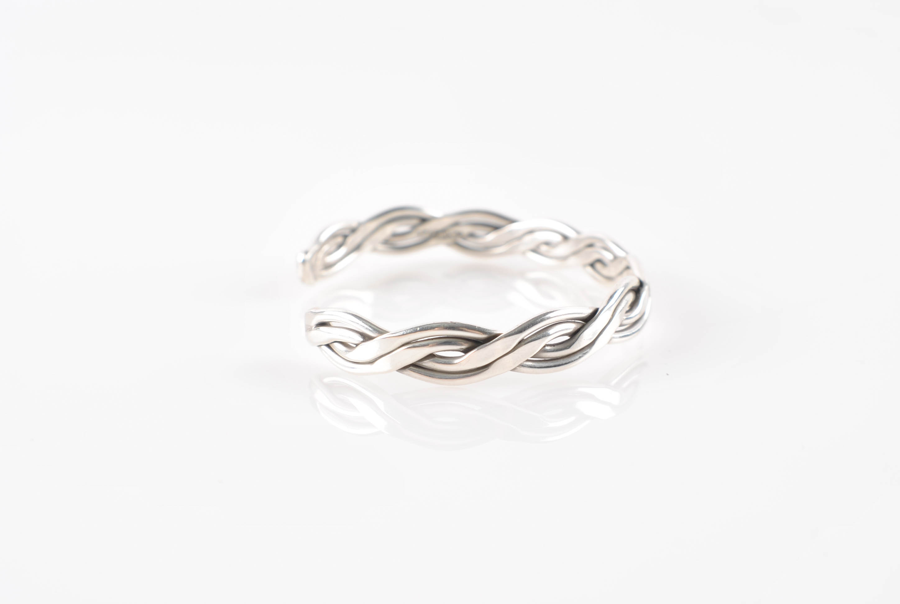 Collection of Vintage Mexican Sterling Bracelets Including Taxco