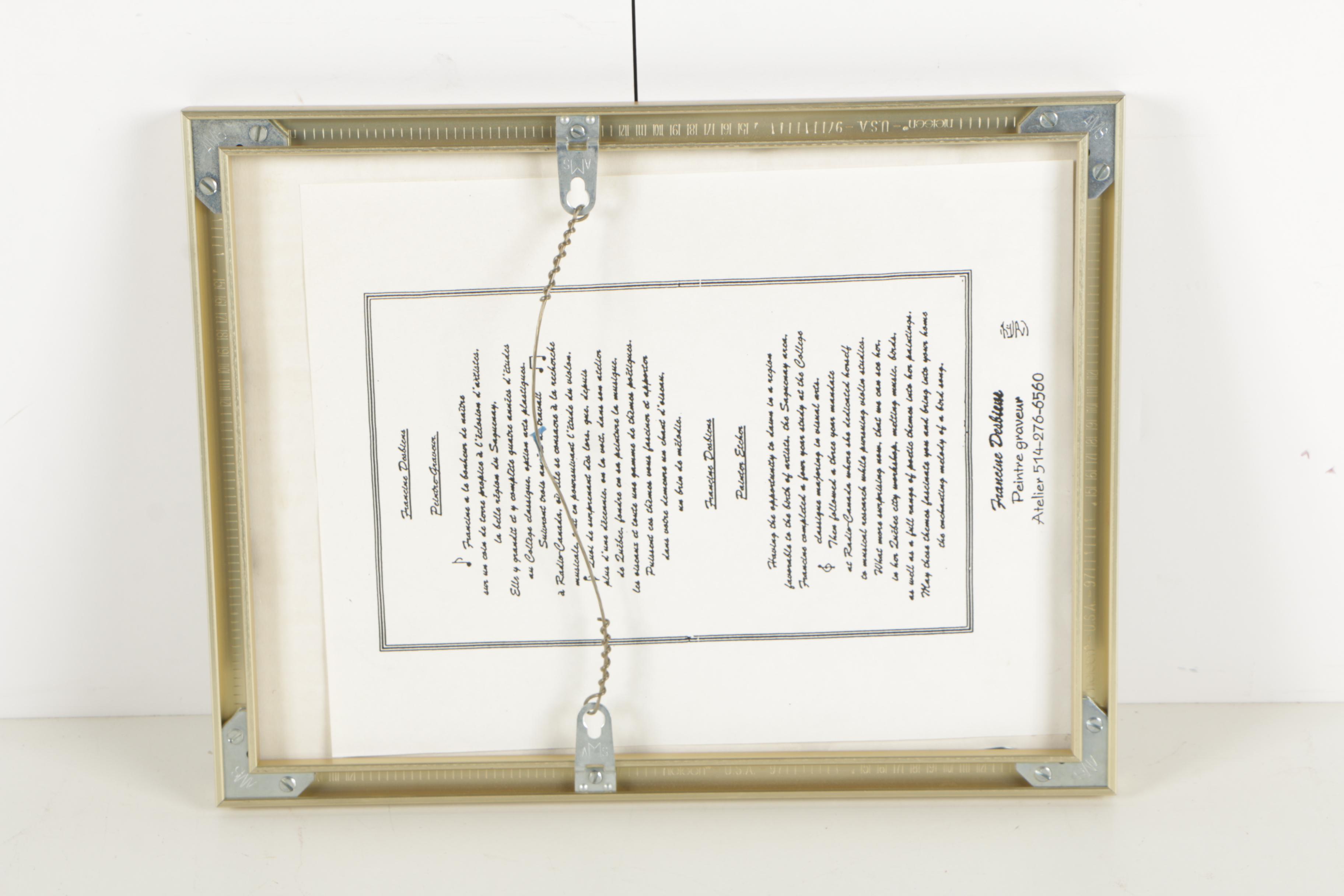 Francine Desbiens Etching on Paper